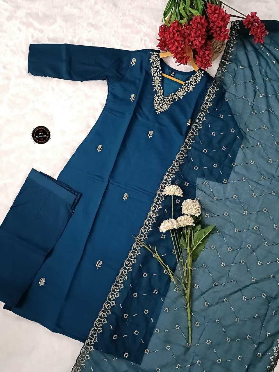 Ynf Viscose KESH536 8005 Kurti Wholesale Festive Kurtis Georgette Kurti Embroidered Kurtis Manufacturer- Kapda Export