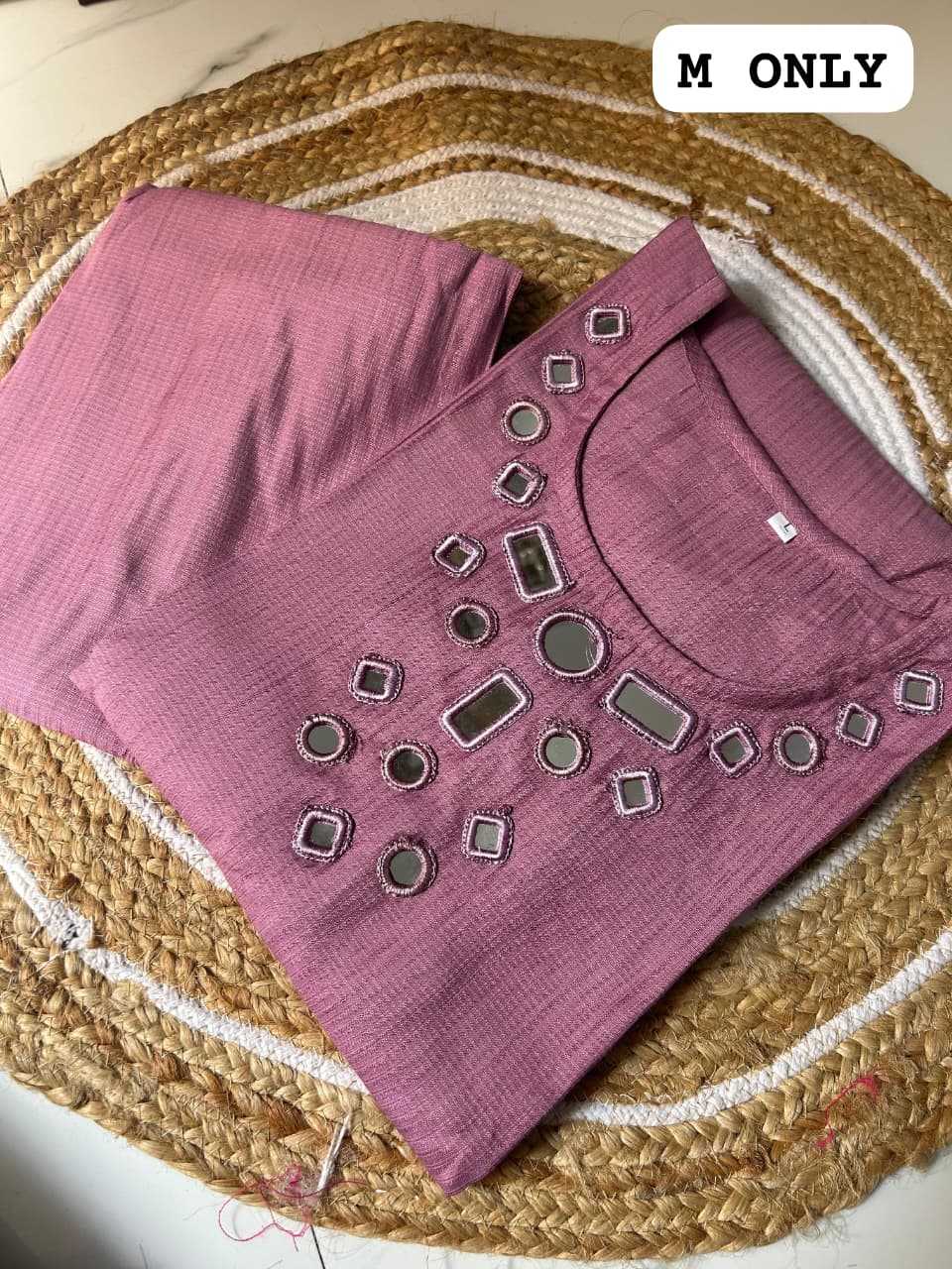 Ynf Viscose KESH720 UP Kurti Wholesale Mirror Work Kurti Embroidered Kurtis Kurti With Palazzo Manufacturer- Kapda Export