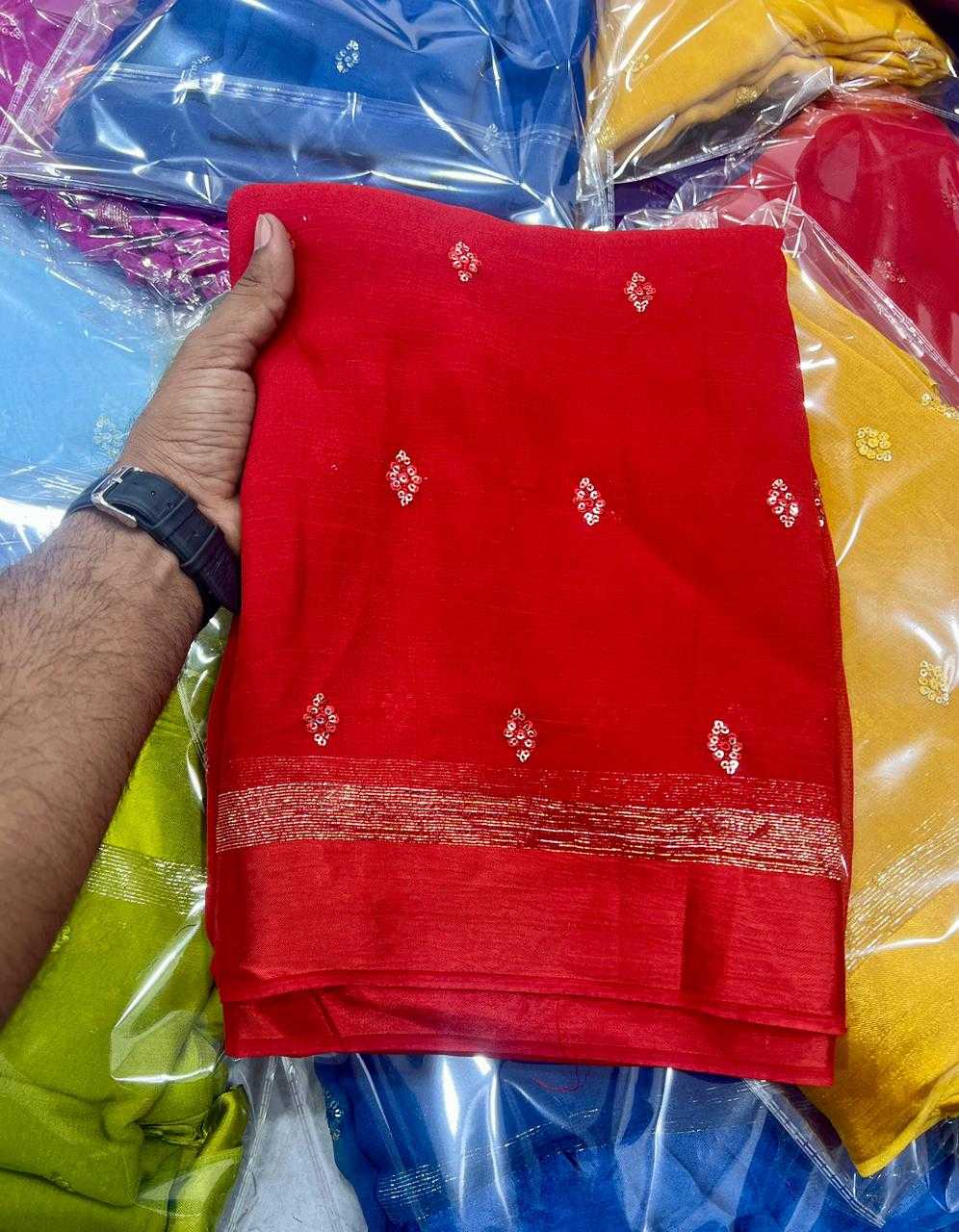 Ynf Viscouse Crushed Georgette KESH691 137 Sarees Festive Collections Wholesale Georgette Sarees Sequin Sarees Viscose Saree Manufacturer- Kapda Export