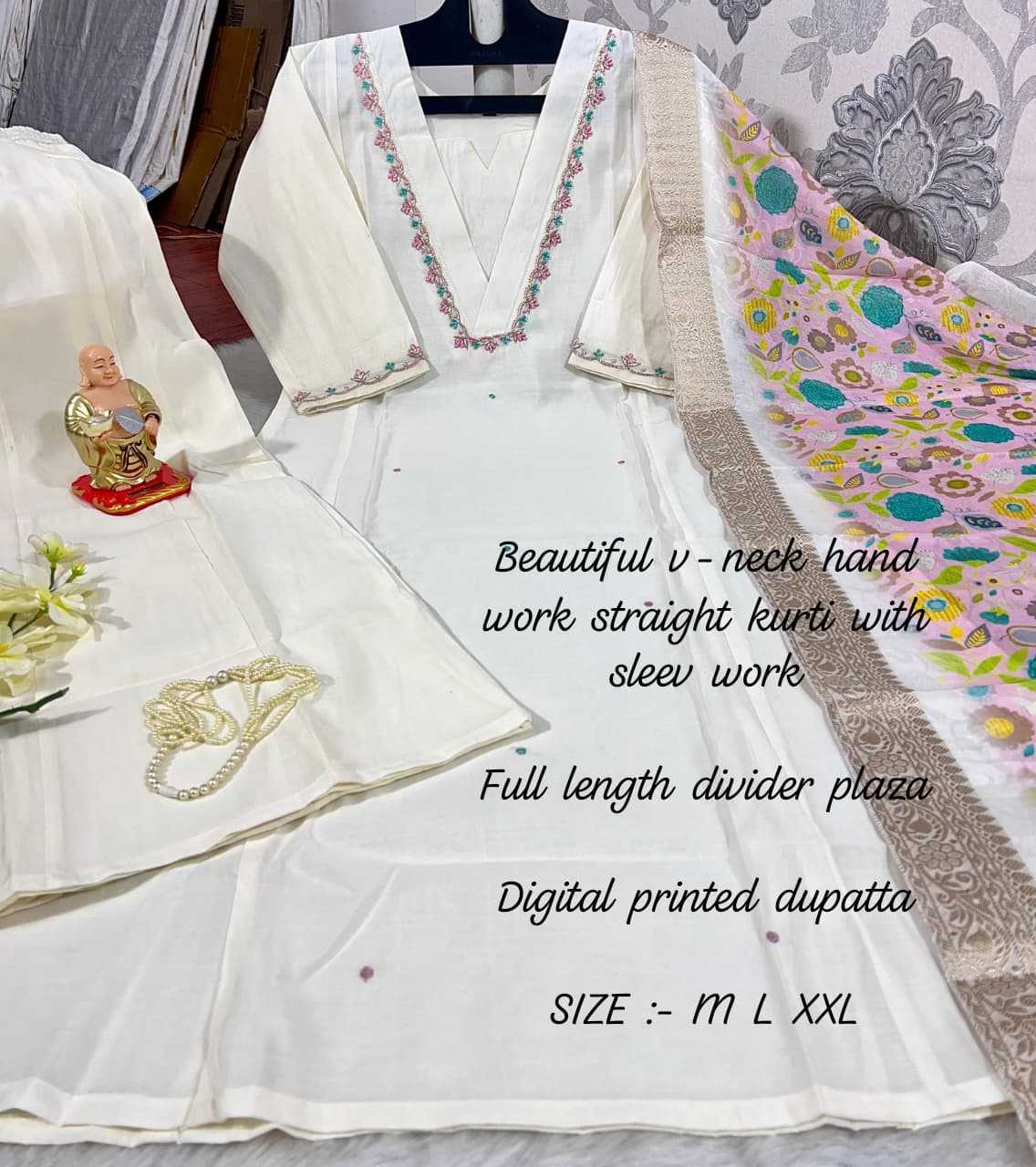 Ynf Banana Silk KESH594 Aaksha Kurti Couple Wear Festive Collections Wholesale Embroidered Kurtis Silk Kurtis Kurti With Palazzo Onam Collections Manufacturer- Kapda Export