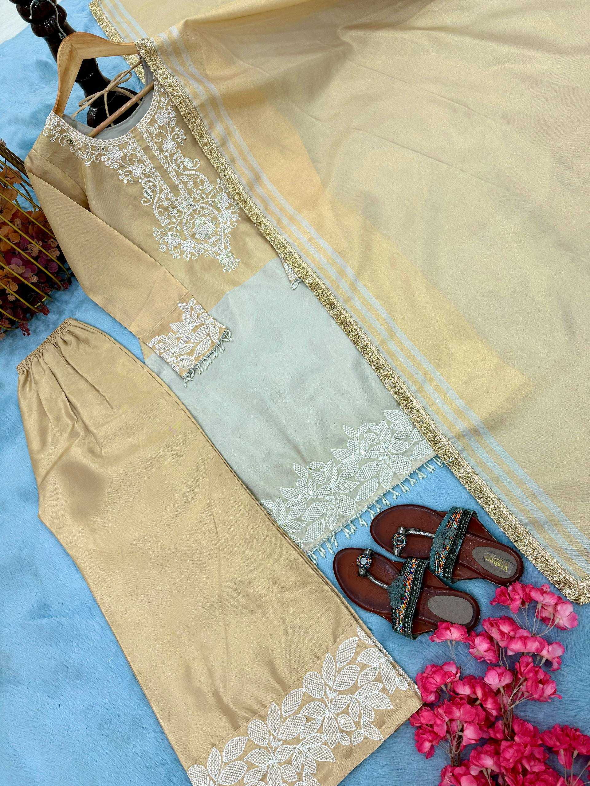 Ynf Banarasi Soft Silk KESH614 039 Suits & Dresses Wholesale Embroidery Suits Palazzo Suit Party wear suits Manufacturer- Kapda Export