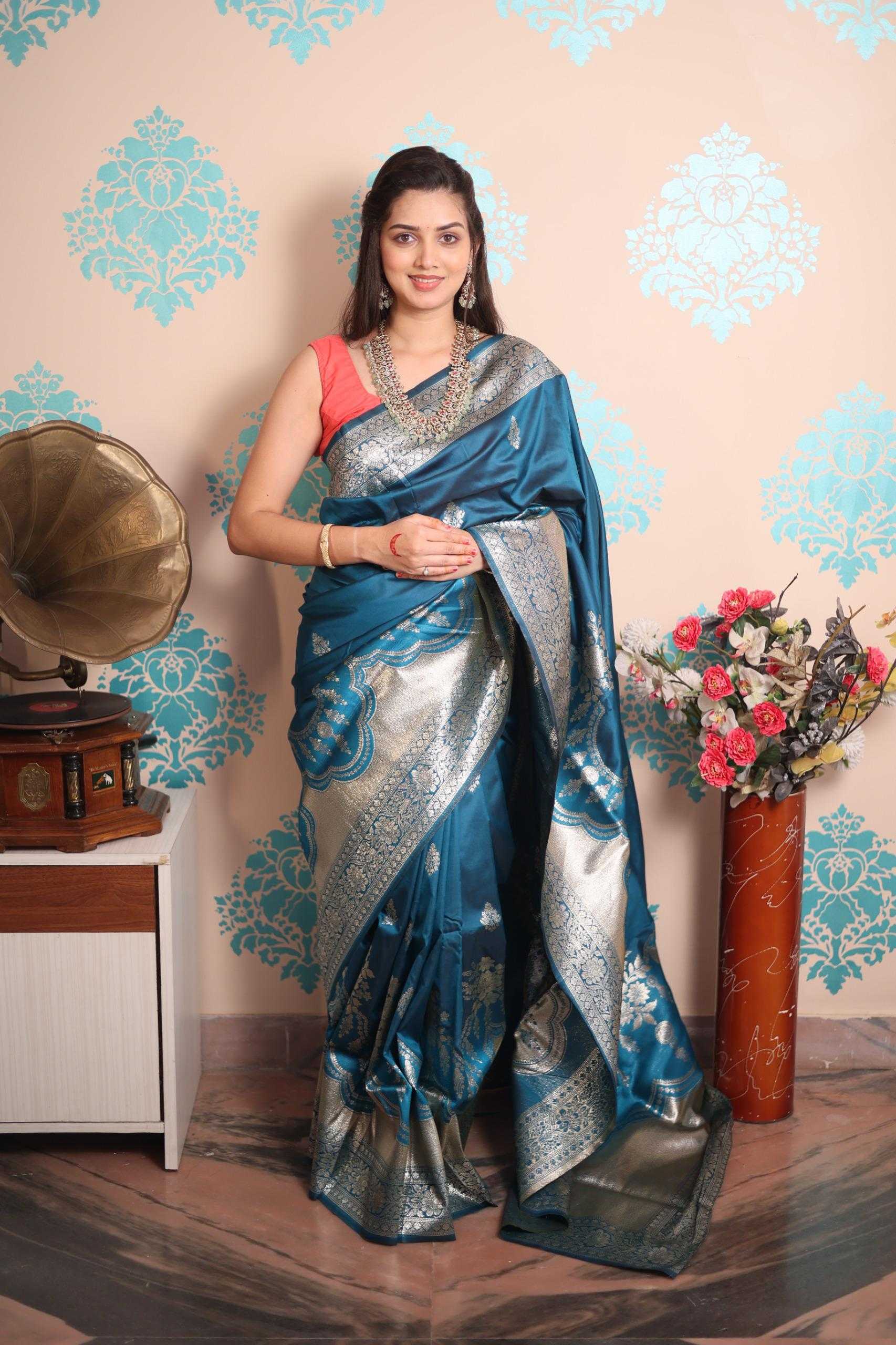 Ynf Banarasi Soft Silk KESH672 Banarasi Silk Sarees Wholesale Banarasi Silk Sarees Traditional Silk Sarees Designer Silk Sarees Manufacturer- Kapda Export