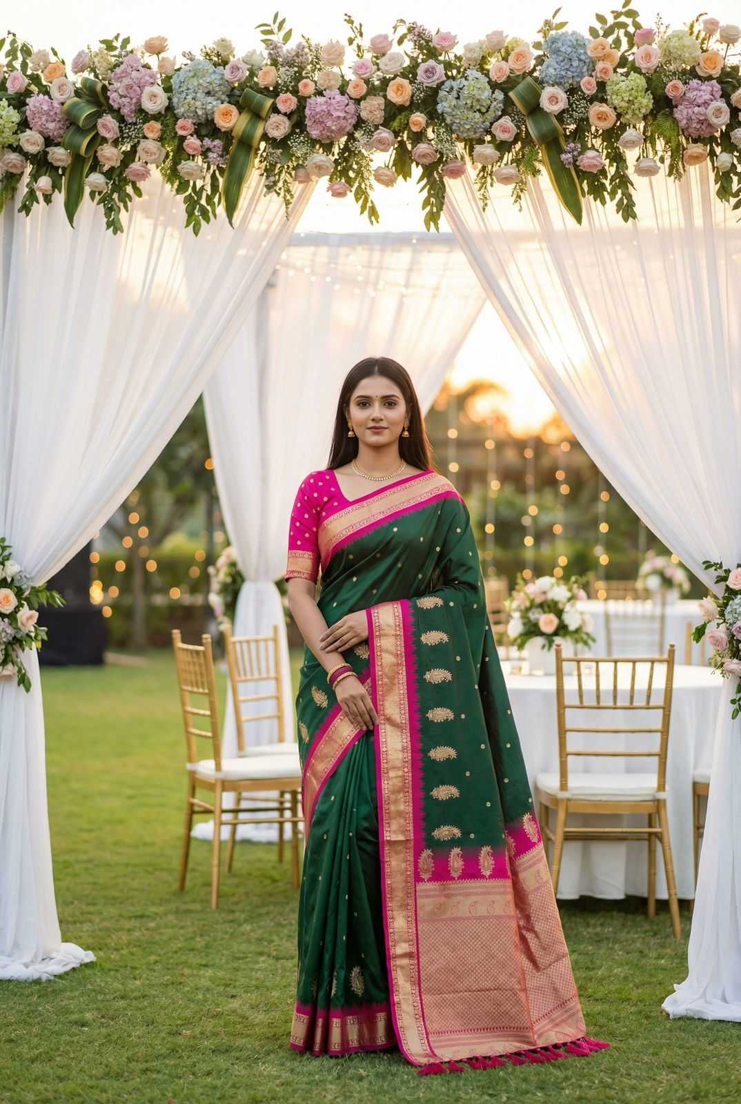 Ynf Banarasi Soft Silk KESH700 Mango Silk Sarees Wholesale Banarasi Silk Sarees Soft Silk Sarees Zari Border Silk Sarees Manufacturer- Kapda Export