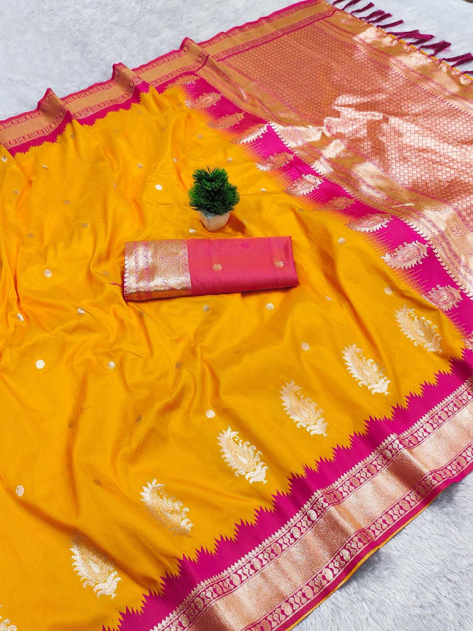 Ynf Banarasi Soft Silk KESH700 Mango Silk Sarees Wholesale Banarasi Silk Sarees Soft Silk Sarees Zari Border Silk Sarees Manufacturer- Kapda Export