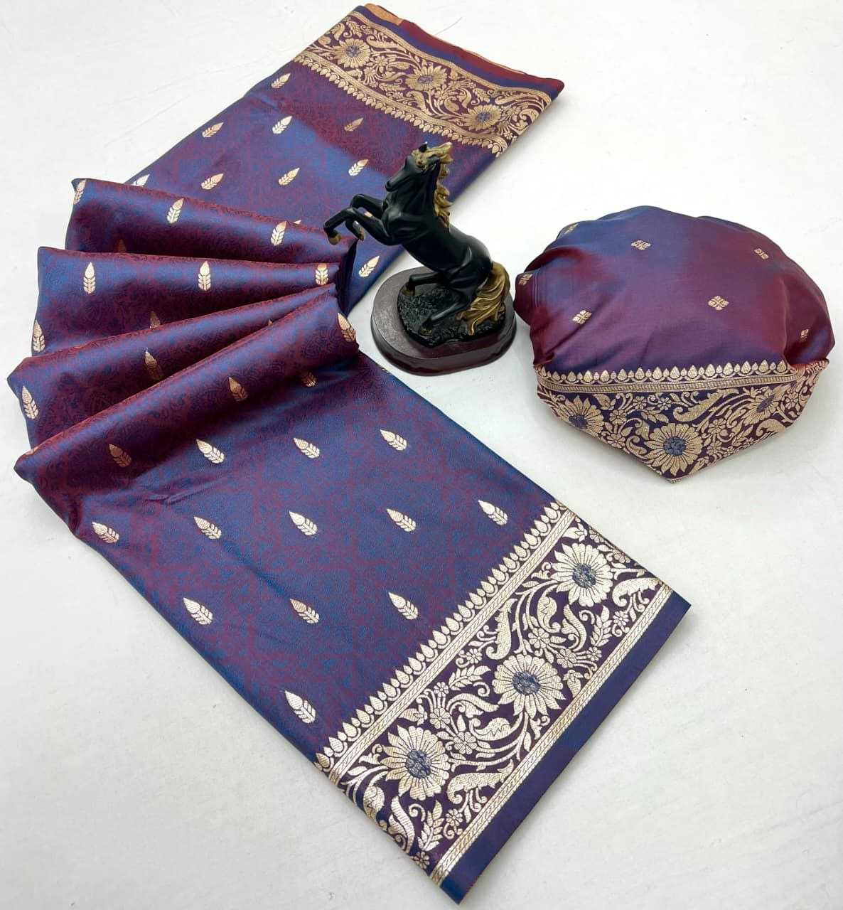 Ynf Banarasi Soft Silk RIN211 Nisha Silk Sarees Wholesale Banarasi Silk Sarees Zari Border Silk Sarees Embroidered Silk Sarees Manufacturer- Kapda Export