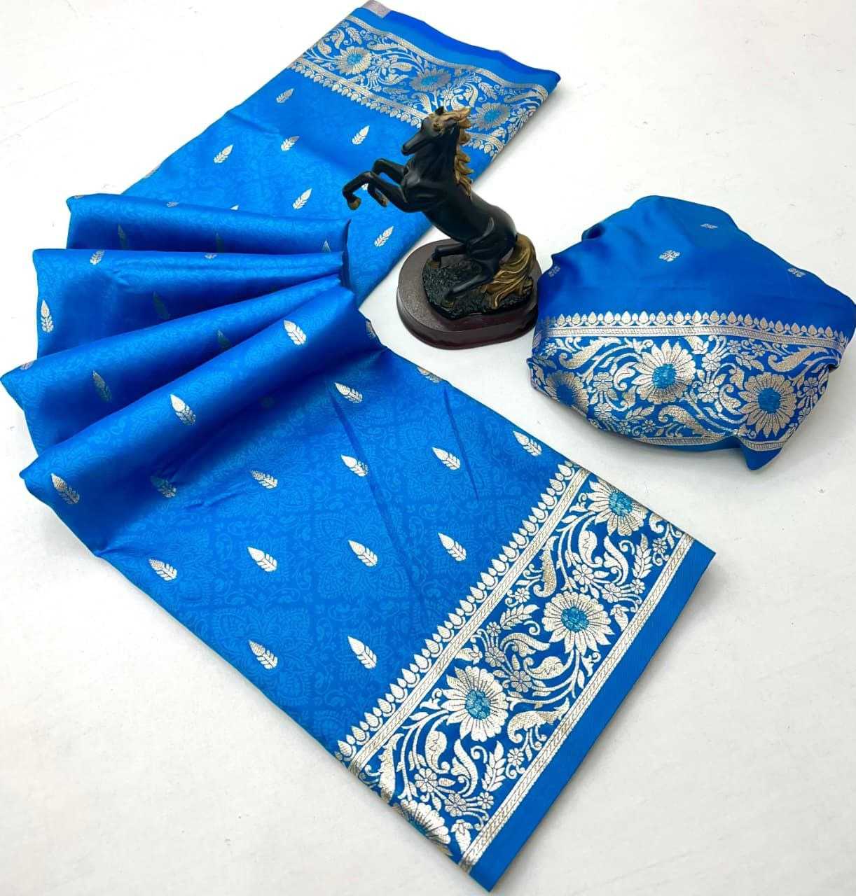 Ynf Banarasi Soft Silk RIN211 Nisha Silk Sarees Wholesale Banarasi Silk Sarees Zari Border Silk Sarees Embroidered Silk Sarees Manufacturer- Kapda Export