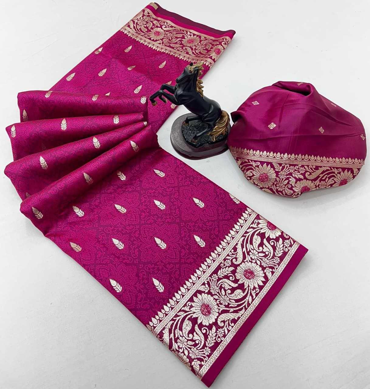 Ynf Banarasi Soft Silk RIN211 Nisha Silk Sarees Wholesale Banarasi Silk Sarees Zari Border Silk Sarees Embroidered Silk Sarees Manufacturer- Kapda Export