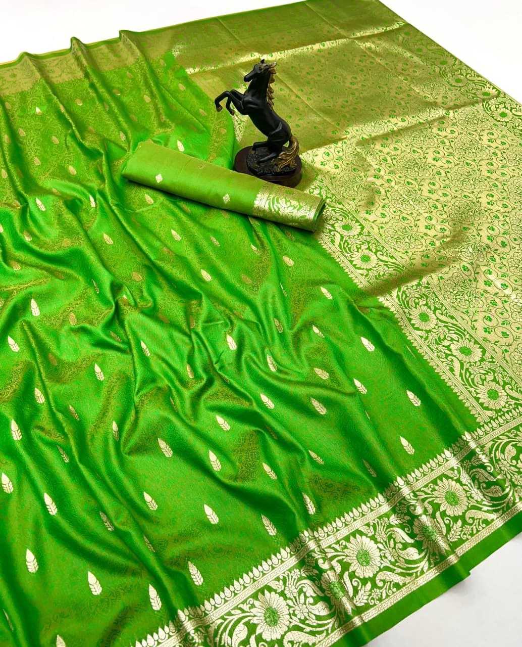 Ynf Banarasi Soft Silk RIN211 Nisha Silk Sarees Wholesale Banarasi Silk Sarees Zari Border Silk Sarees Embroidered Silk Sarees Manufacturer- Kapda Export