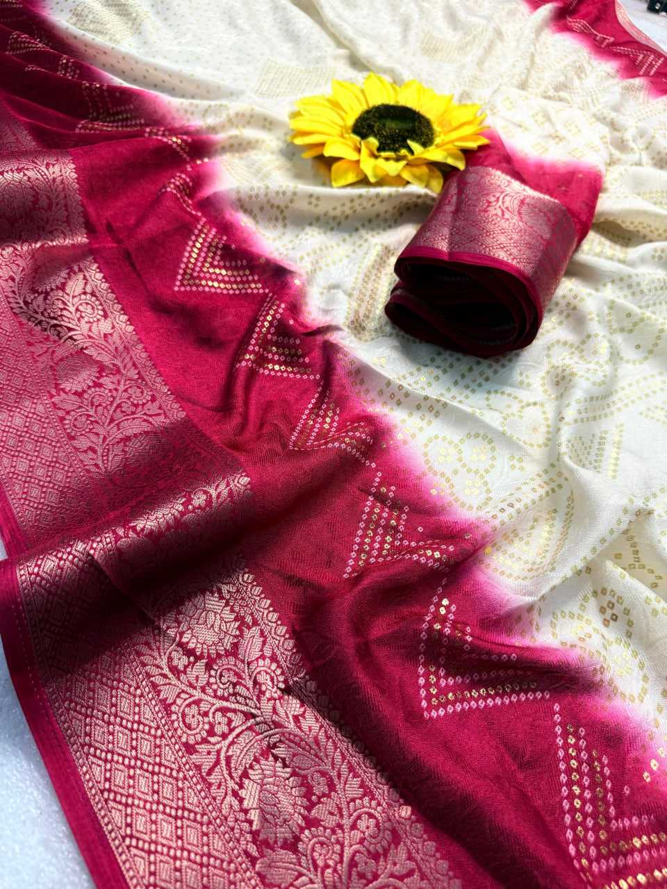 Ynf Bandhani Silk KESH576 266 Sarees Festive Collections Wholesale Festive Sarees Bandhani Sarees Sarees With Blouse Manufacturer- Kapda Export