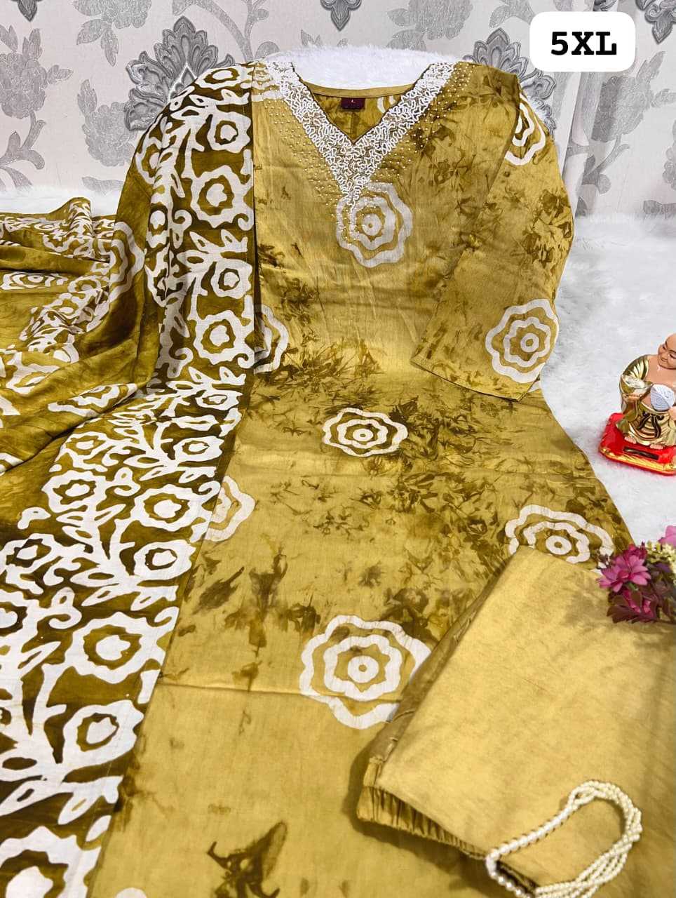 Ynf Batik KESH594 Adrija Kurti Plus Size Collections Wholesale Printed Kurtis Cotton Kurtis Handloom Kurtis Manufacturer- Kapda Export