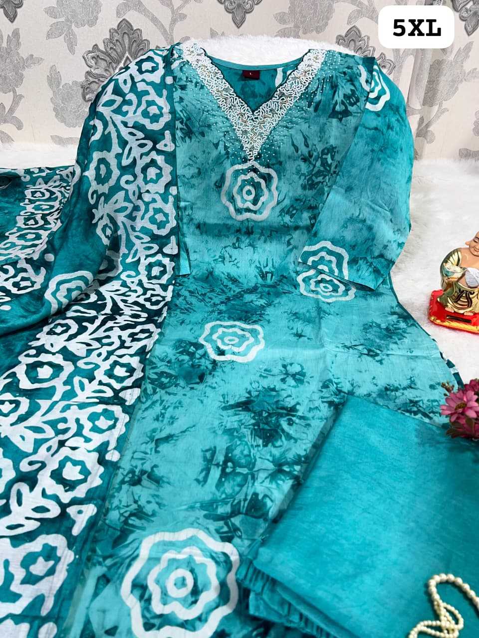 Ynf Batik KESH594 Adrija Kurti Plus Size Collections Wholesale Printed Kurtis Cotton Kurtis Handloom Kurtis Manufacturer- Kapda Export