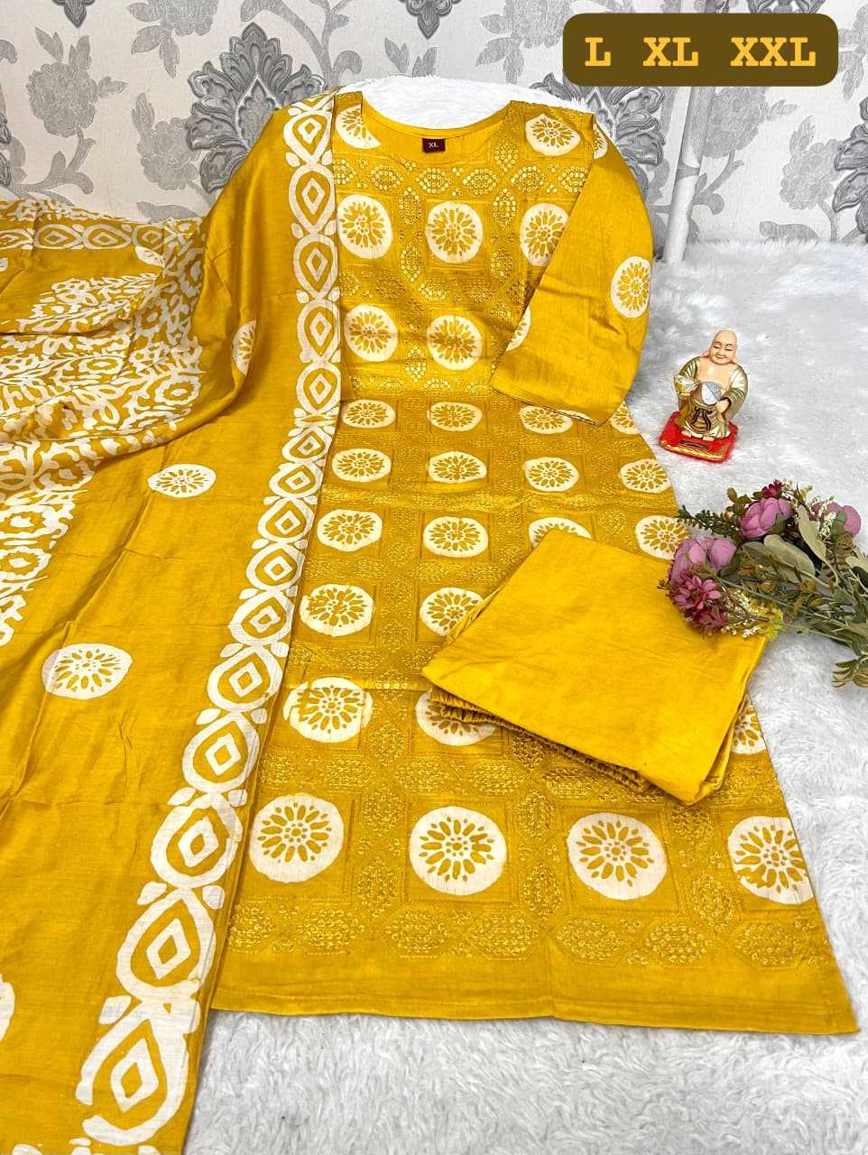 Ynf Batik KESH594 Akankita Kurti Plus Size Collections Wholesale Designer Kurtis Printed Kurtis Handloom Kurtis Kurti With Pants Manufacturer- Kapda Export