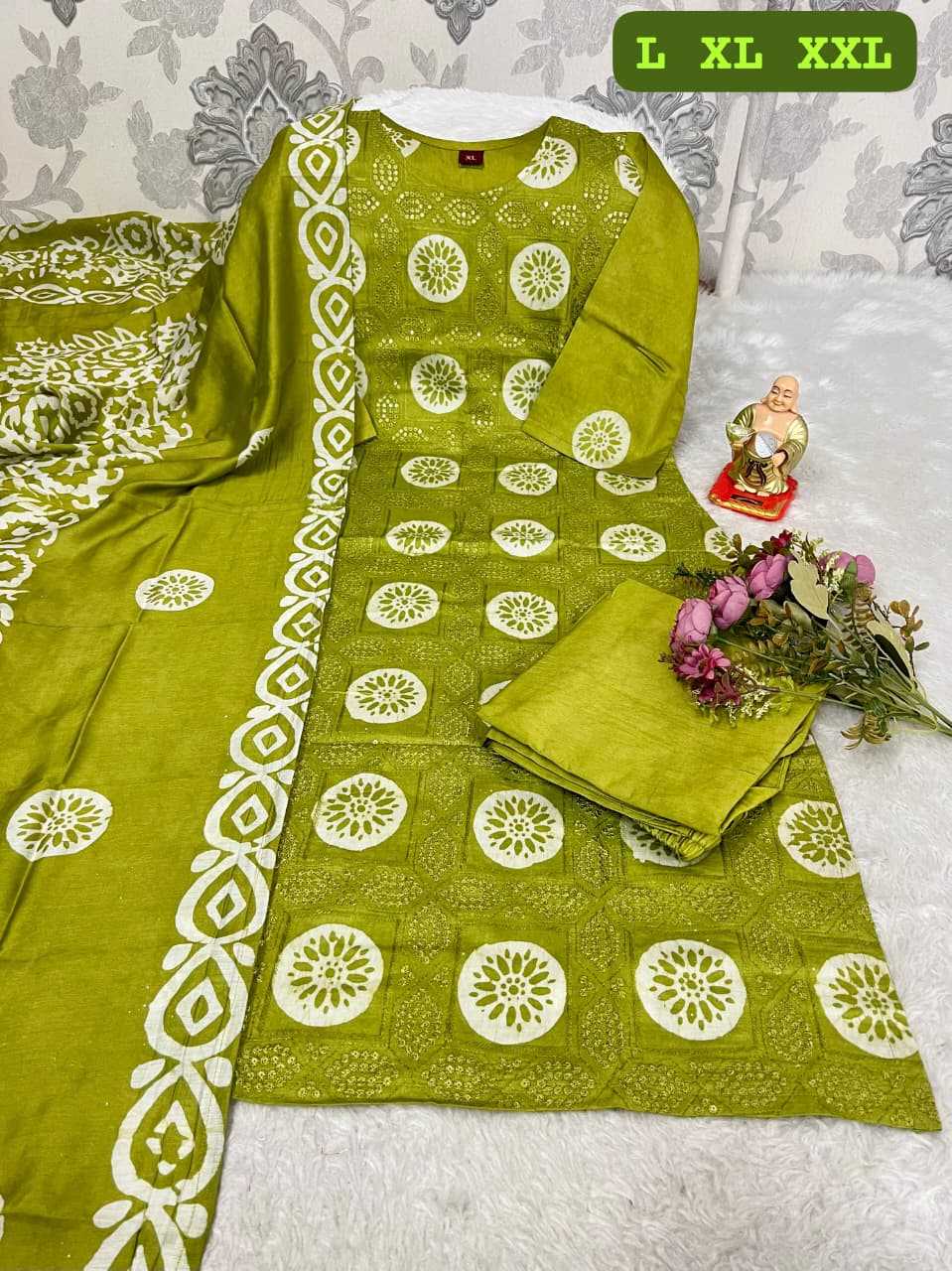 Ynf Batik KESH594 Akankita Kurti Plus Size Collections Wholesale Designer Kurtis Printed Kurtis Handloom Kurtis Kurti With Pants Manufacturer- Kapda Export