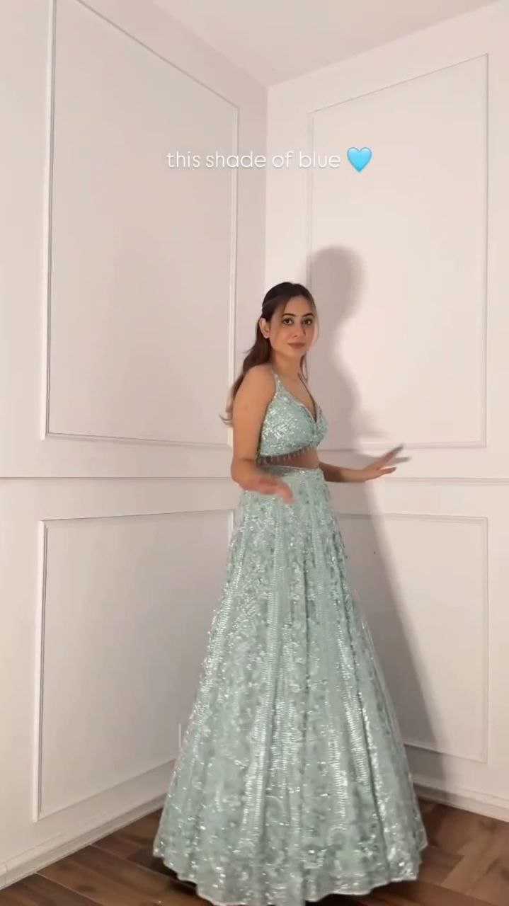 Ynf Butterfly Net KESH508 1115 Lehengas Wholesale Designer Lehenga Wedding Lehenga Sequins Lehenga Manufacturer- Kapda Export