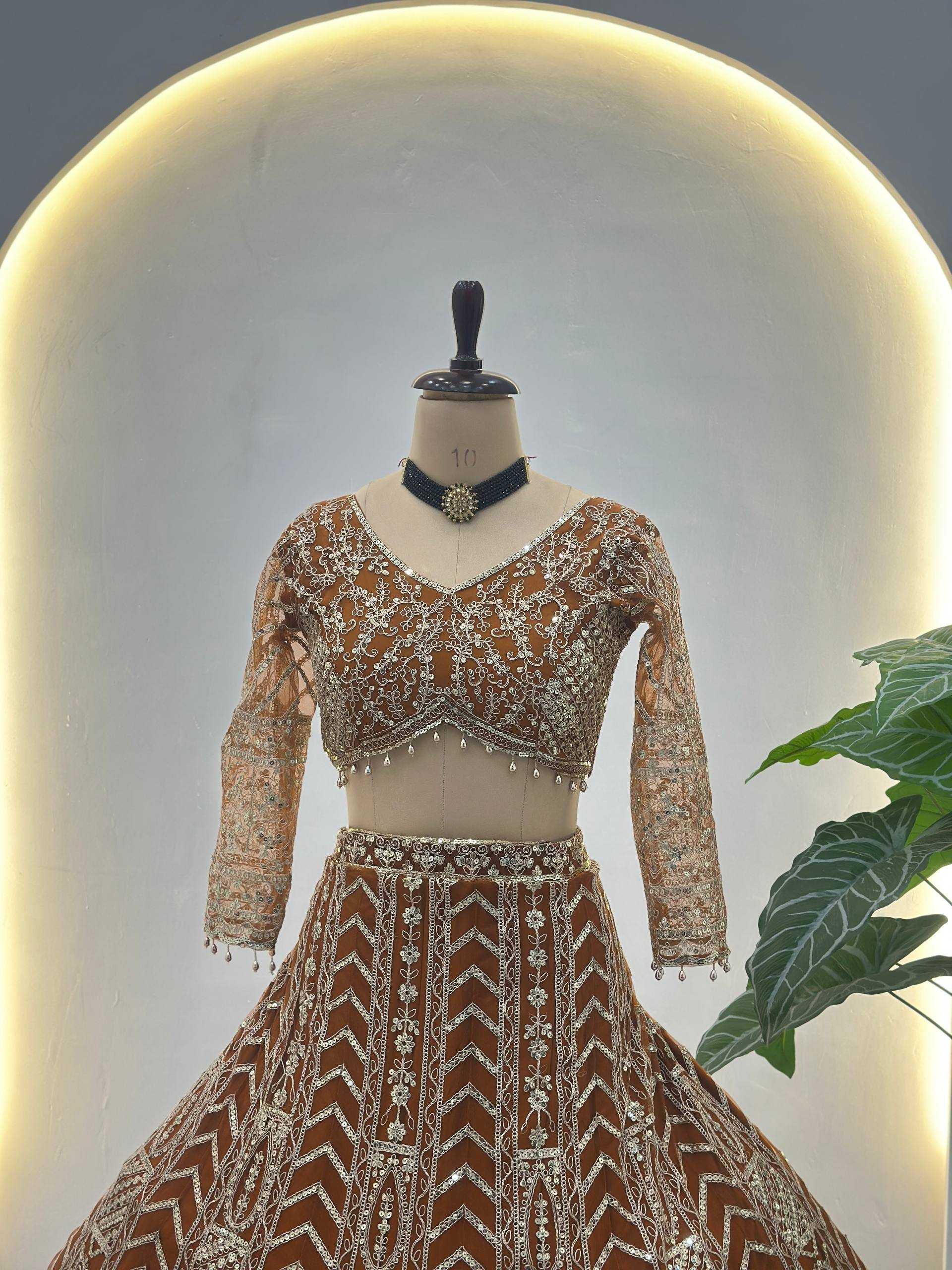 Ynf Butterfly Net KESH533 5134 Lehengas Wholesale Designer Lehenga Embroidered Lehenga Sequins Lehenga Manufacturer- Kapda Export