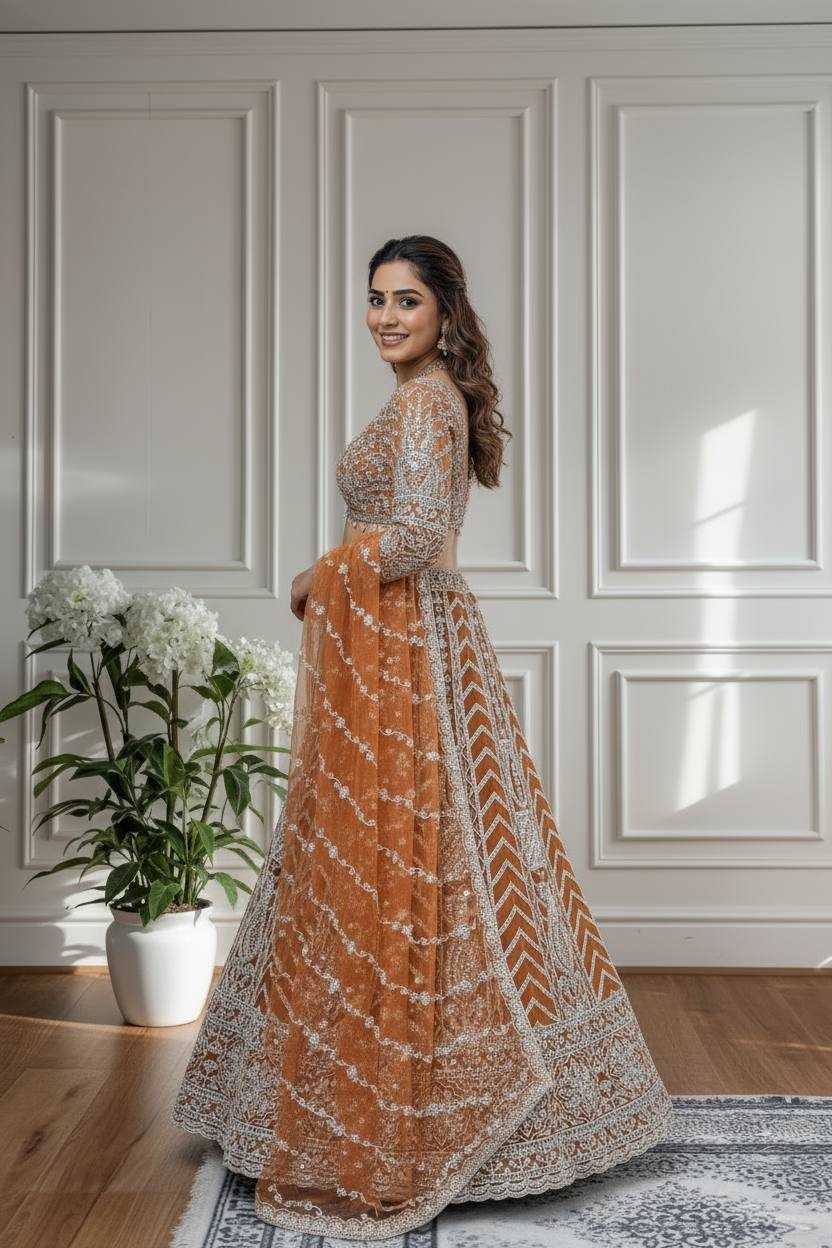 Ynf Butterfly Net KESH533 5134 Lehengas Wholesale Designer Lehenga Embroidered Lehenga Sequins Lehenga Manufacturer- Kapda Export