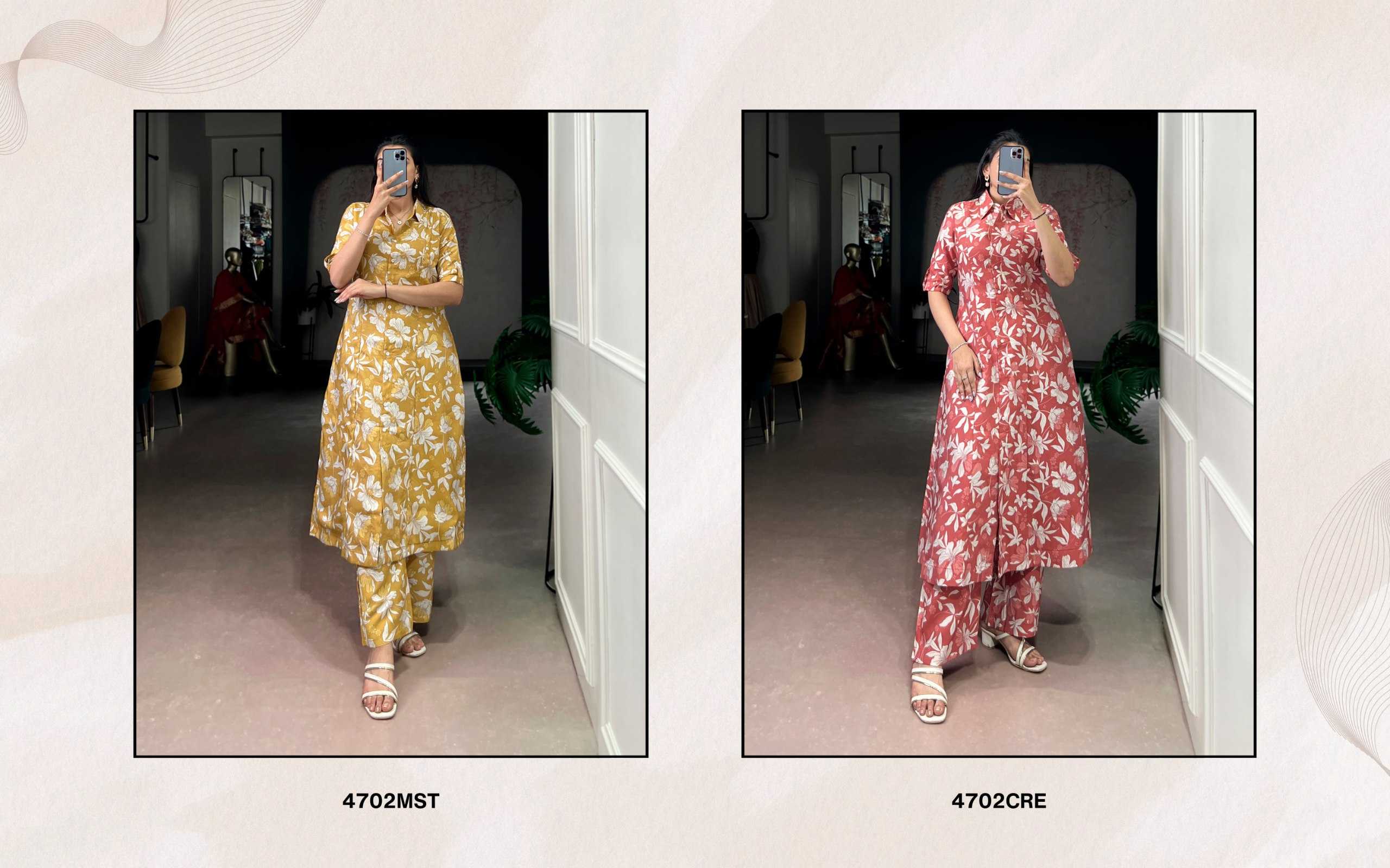 Ynf Chanderi Silk KESH134 4702 Western Wears Wholesale Co-ord Set Tops Bottom Wear Manufacturer- Kapda Export