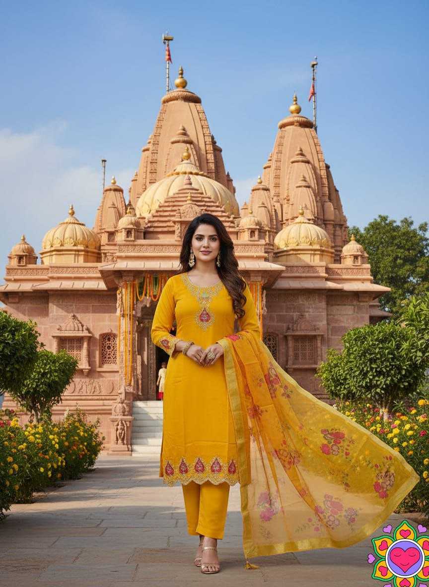 Ynf Chanderi Silk KESH550 330 Kurti Wholesale Designer Kurtis Fancy Kurti Embroidered Kurtis Manufacturer- Kapda Export