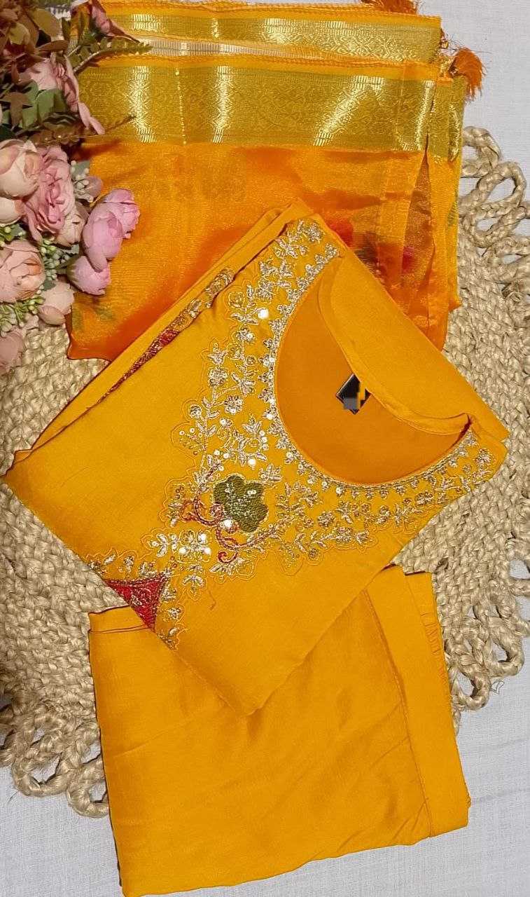 Ynf Chanderi Silk KESH550 330 Kurti Wholesale Designer Kurtis Fancy Kurti Embroidered Kurtis Manufacturer- Kapda Export