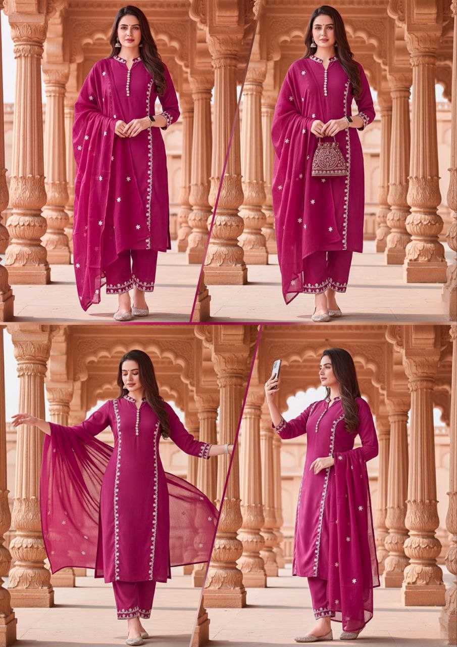 Ynf Chanderi Soft KESH536 P.V Kurti Wholesale Designer Kurtis Fancy Kurti Embroidered Kurtis Manufacturer- Kapda Export