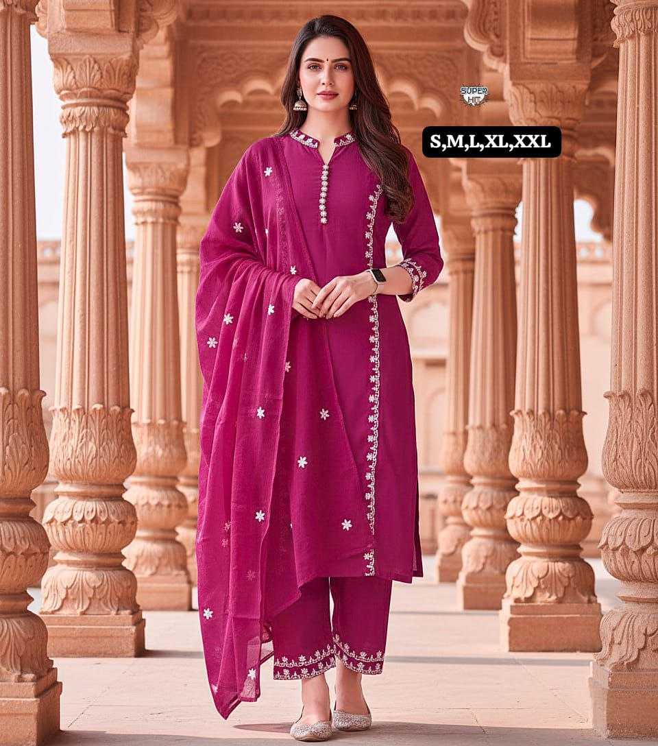 Ynf Chanderi Soft KESH536 P.V Kurti Wholesale Designer Kurtis Fancy Kurti Embroidered Kurtis Manufacturer- Kapda Export