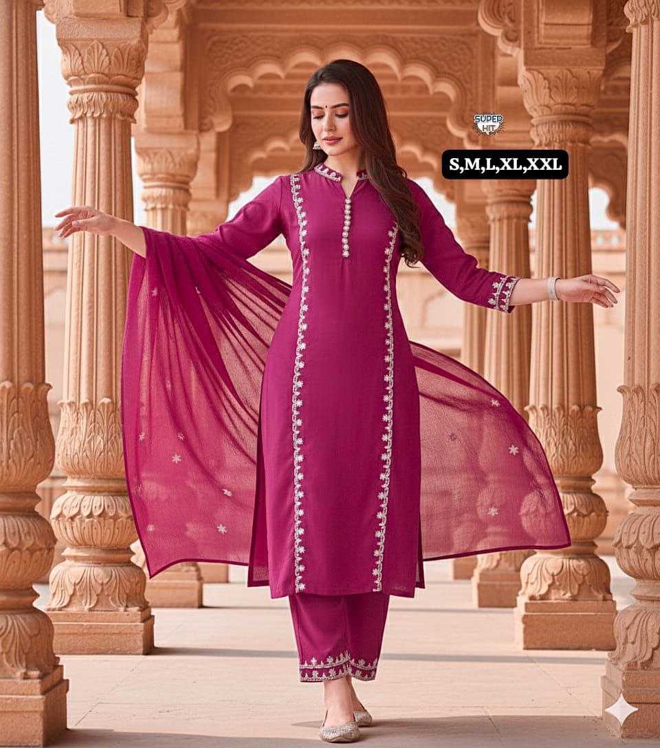 Ynf Chanderi Soft KESH536 P.V Kurti Wholesale Designer Kurtis Fancy Kurti Embroidered Kurtis Manufacturer- Kapda Export