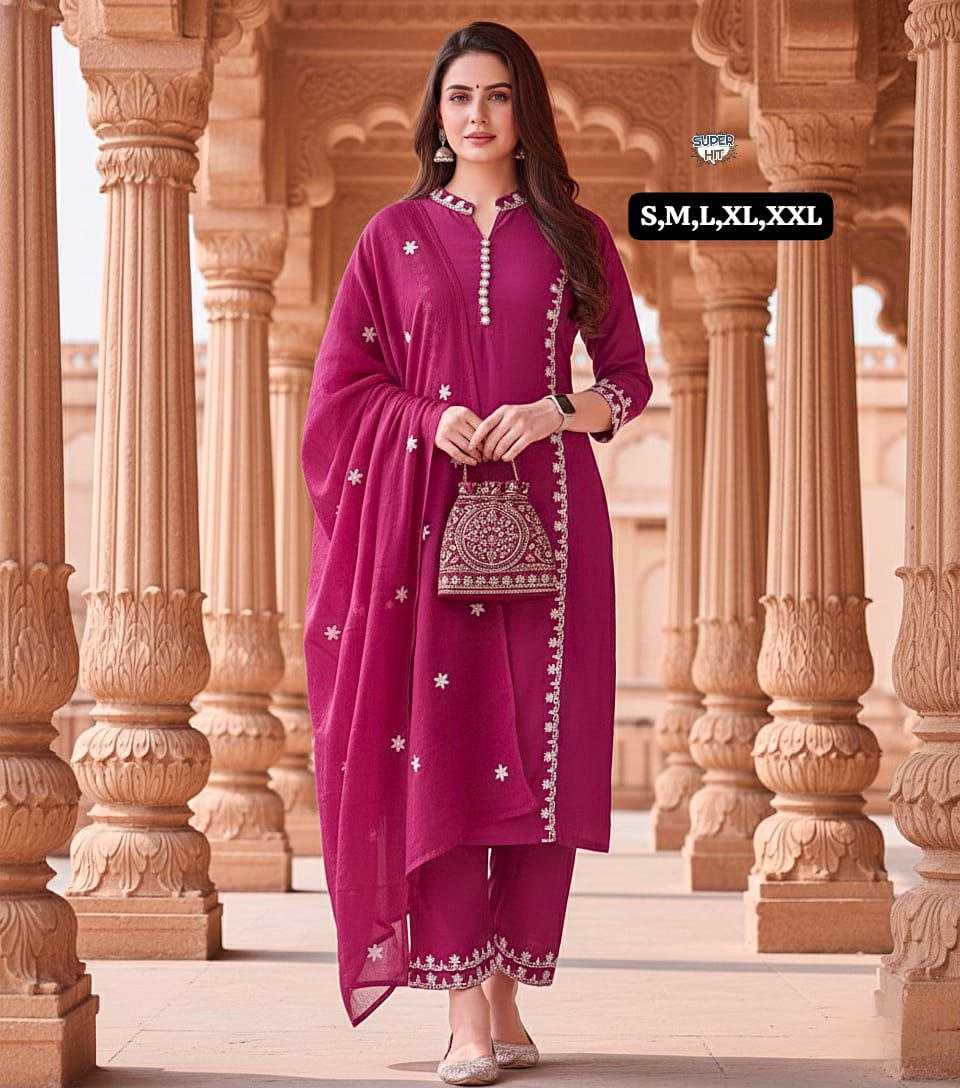 Ynf Chanderi Soft KESH536 P.V Kurti Wholesale Designer Kurtis Fancy Kurti Embroidered Kurtis Manufacturer- Kapda Export