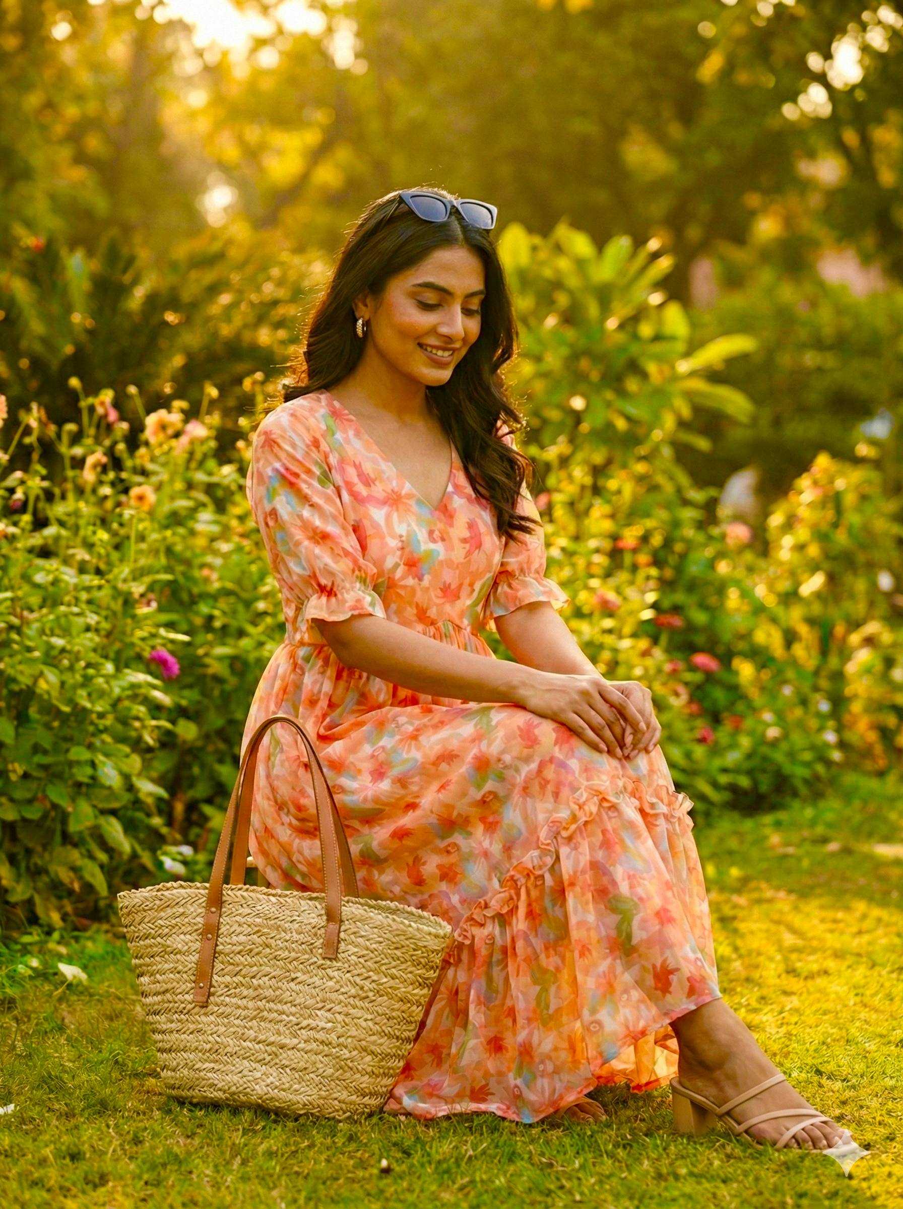 Ynf Chiffon KESH210 2552 Suits & Dresses Wholesale Designer dresses A-Line Dresses Printed Dresses Manufacturer- Kapda Export