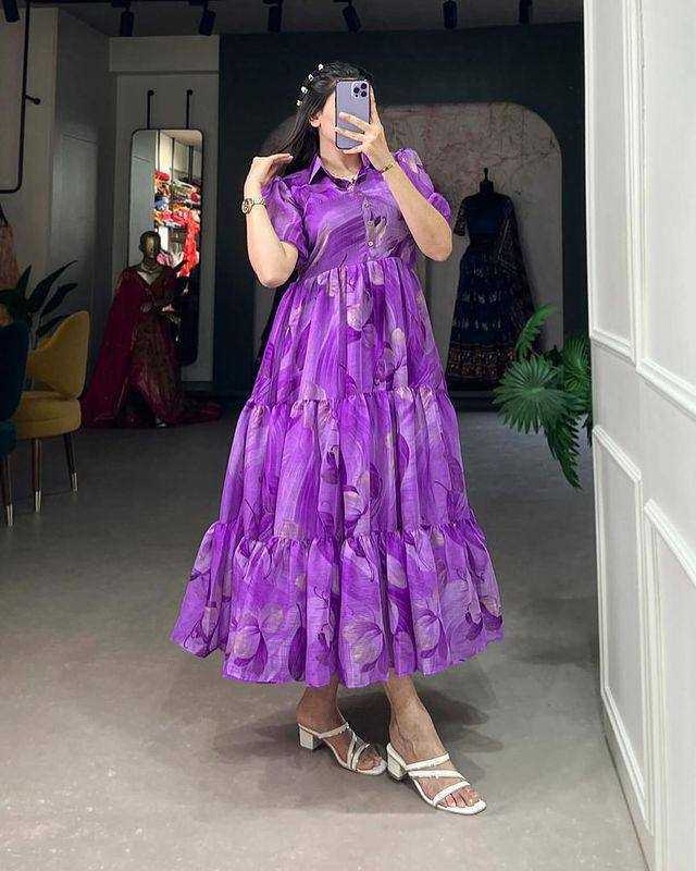 Ynf Chiffon KESH210 2553 Suits & Dresses Wholesale Designer dresses Printed Dresses Cotton Dresses Manufacturer- Kapda Export