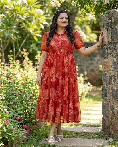 Ynf Chiffon KESH210 2554 Suits & Dresses Wholesale Designer dresses Party Wear Dresses Printed Dresses Manufacturer- Kapda Export