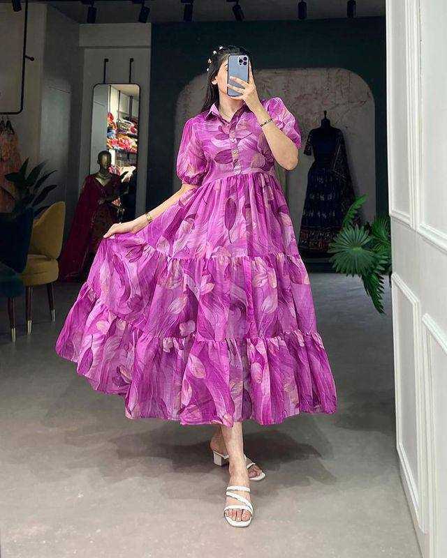 Ynf Chiffon KESH210 2555 Suits & Dresses Wholesale Designer dresses Printed Dresses Cotton Dresses Manufacturer- Kapda Export