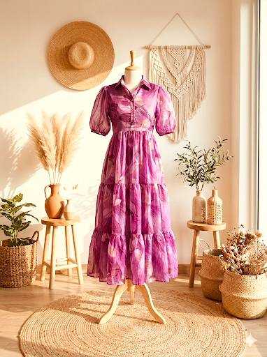 Ynf Chiffon KESH210 2555 Suits & Dresses Wholesale Designer dresses Printed Dresses Cotton Dresses Manufacturer- Kapda Export