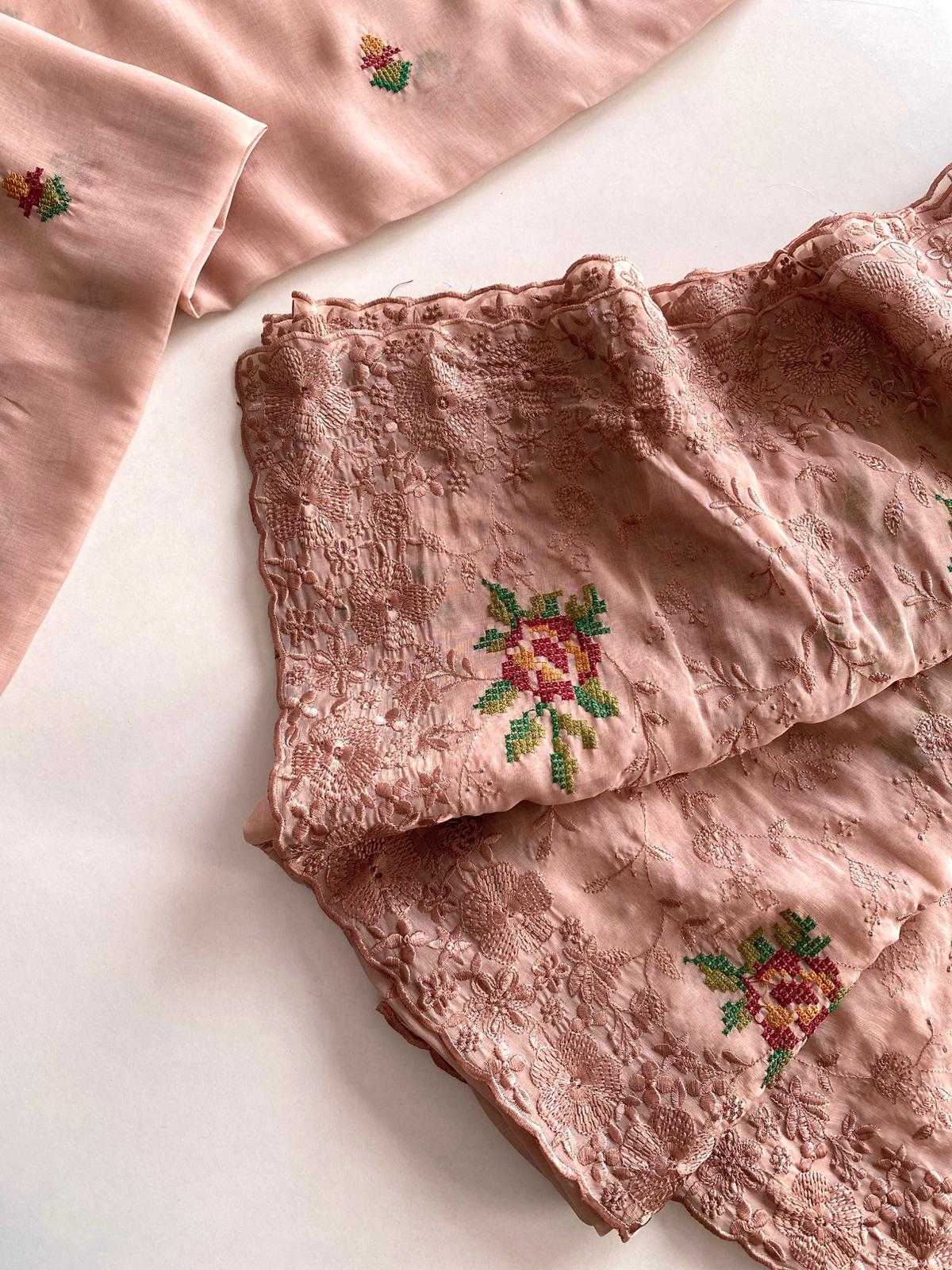 Ynf Chiffon KESH249 Ankita Sarees Wholesale Chiffon Sarees Embroidered Sarees Zari Border Sarees Manufacturer- Kapda Export