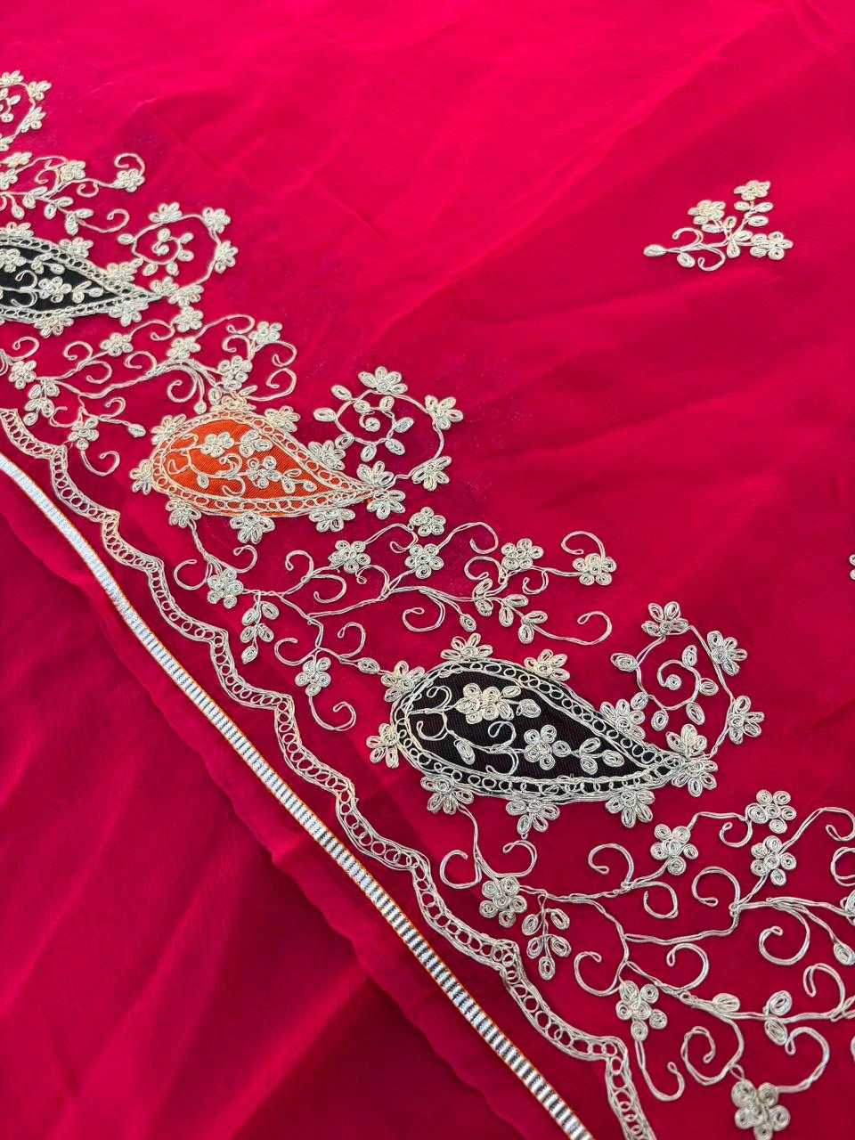 Ynf Chiffon KESH582 104 Sarees Festive Collections Wholesale Chiffon Sarees Festive Sarees Sarees With Blouse Manufacturer- Kapda Export