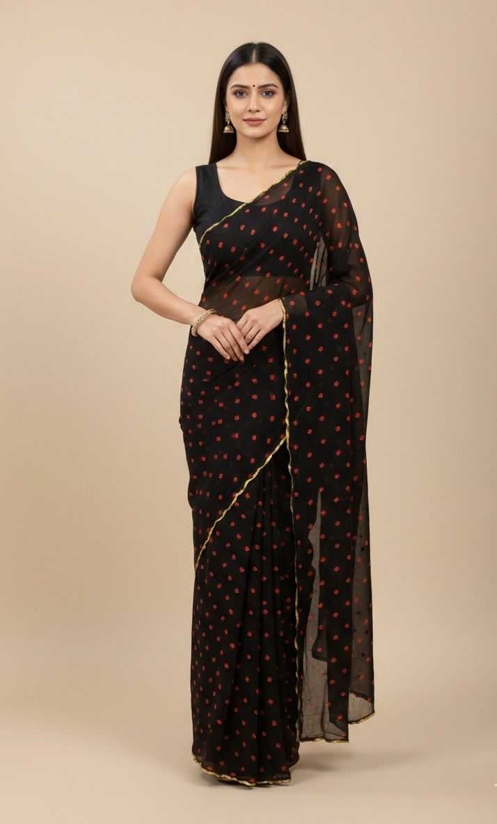 Ynf Chiffon KESH582 105 Sarees Festive Collections Wholesale Chiffon Sarees Festive Sarees Sarees With Blouse Manufacturer- Kapda Export