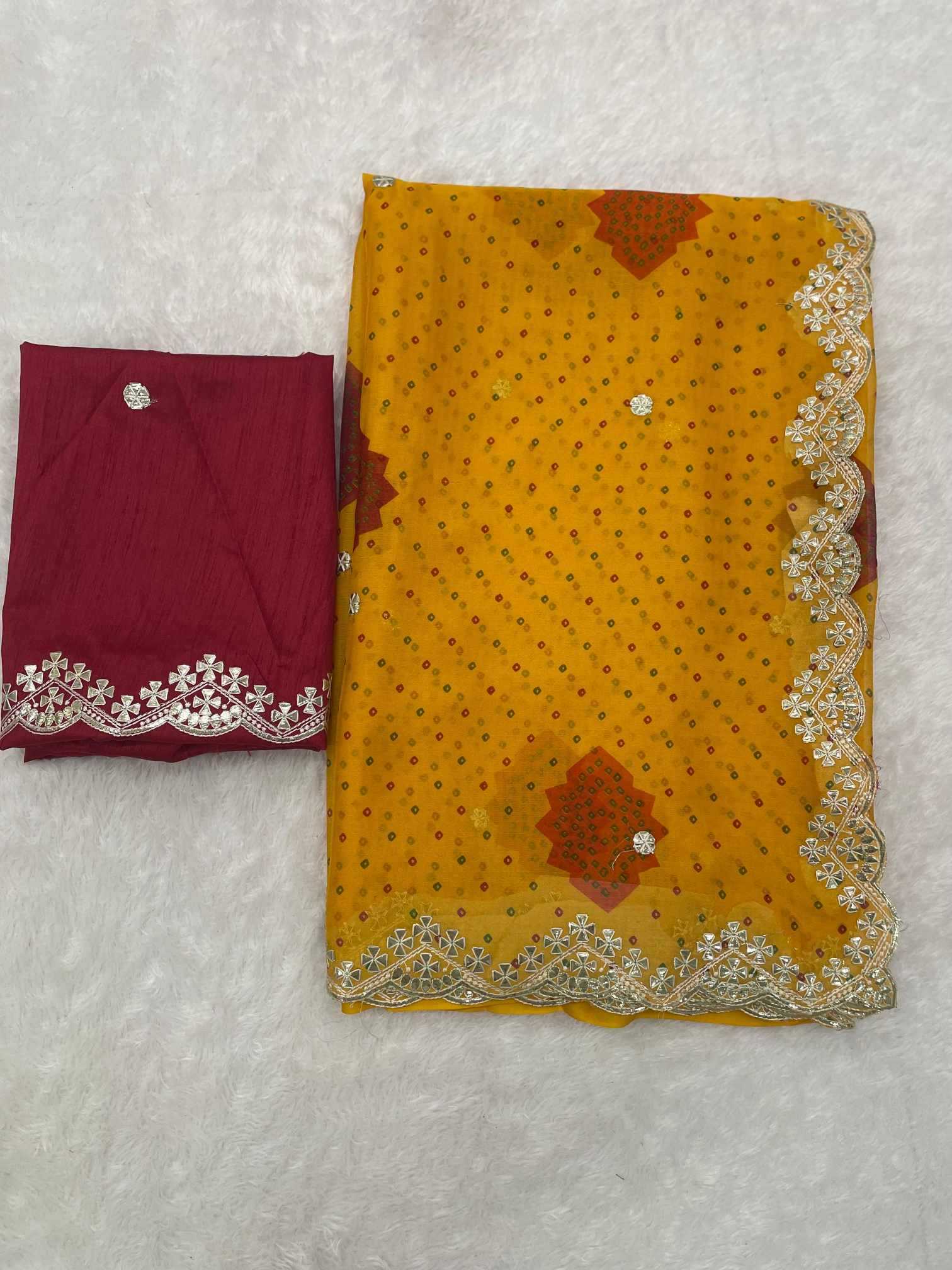 Ynf Chiffon KESH649 Eiliya Sarees Wholesale Georgette Sarees Chiffon Sarees Butta Sarees Manufacturer- Kapda Export