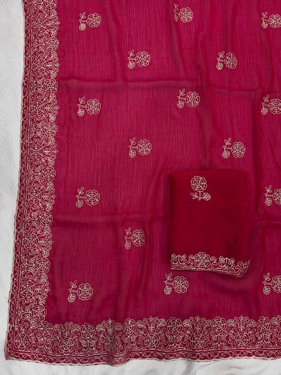 Ynf Chiffon KESH659 Naxita1 Sarees Wholesale Chiffon Sarees Embroidered Sarees Cutwork Saree Manufacturer- Kapda Export