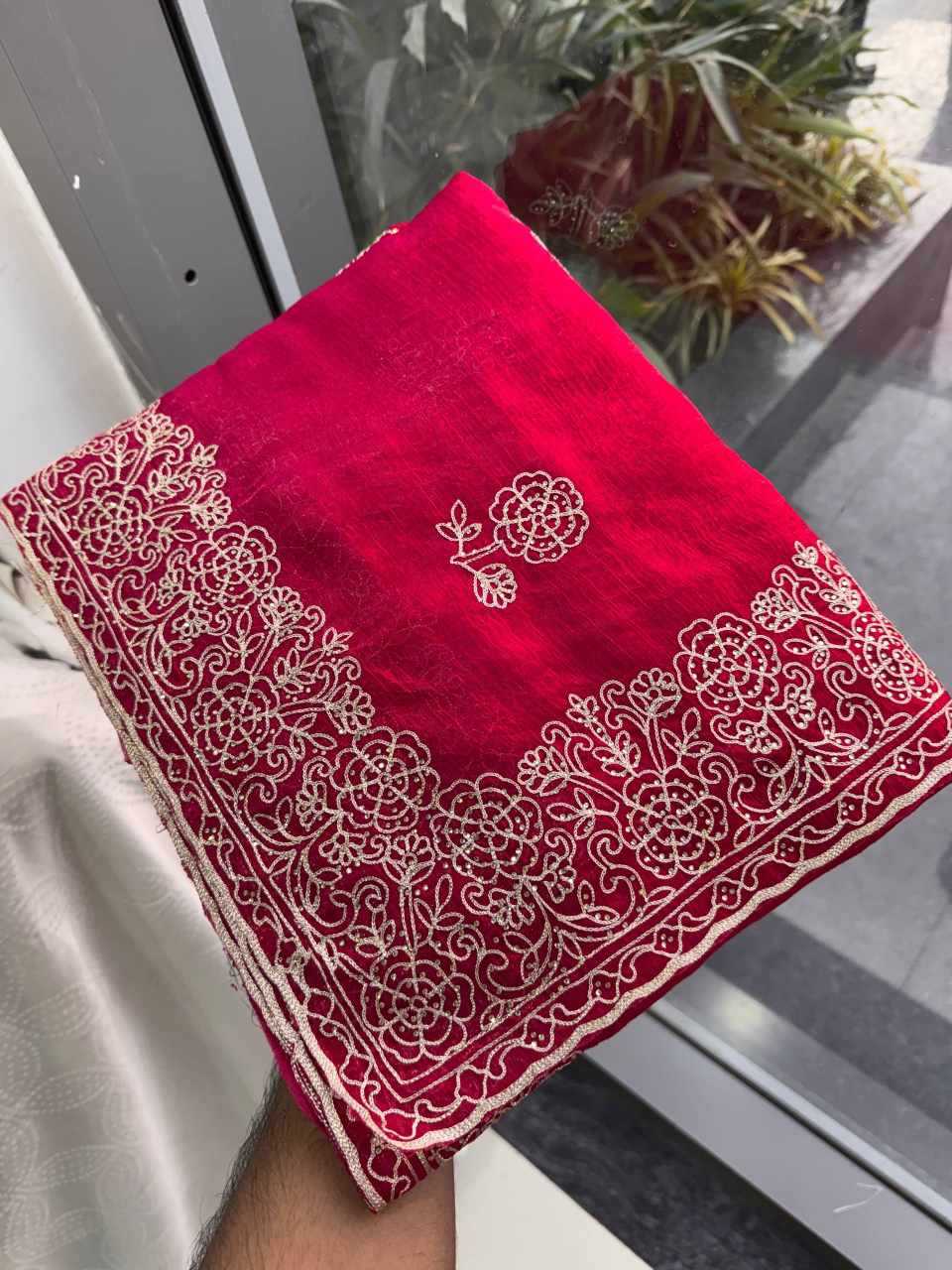 Ynf Chiffon KESH659 Naxita1 Sarees Wholesale Chiffon Sarees Embroidered Sarees Cutwork Saree Manufacturer- Kapda Export