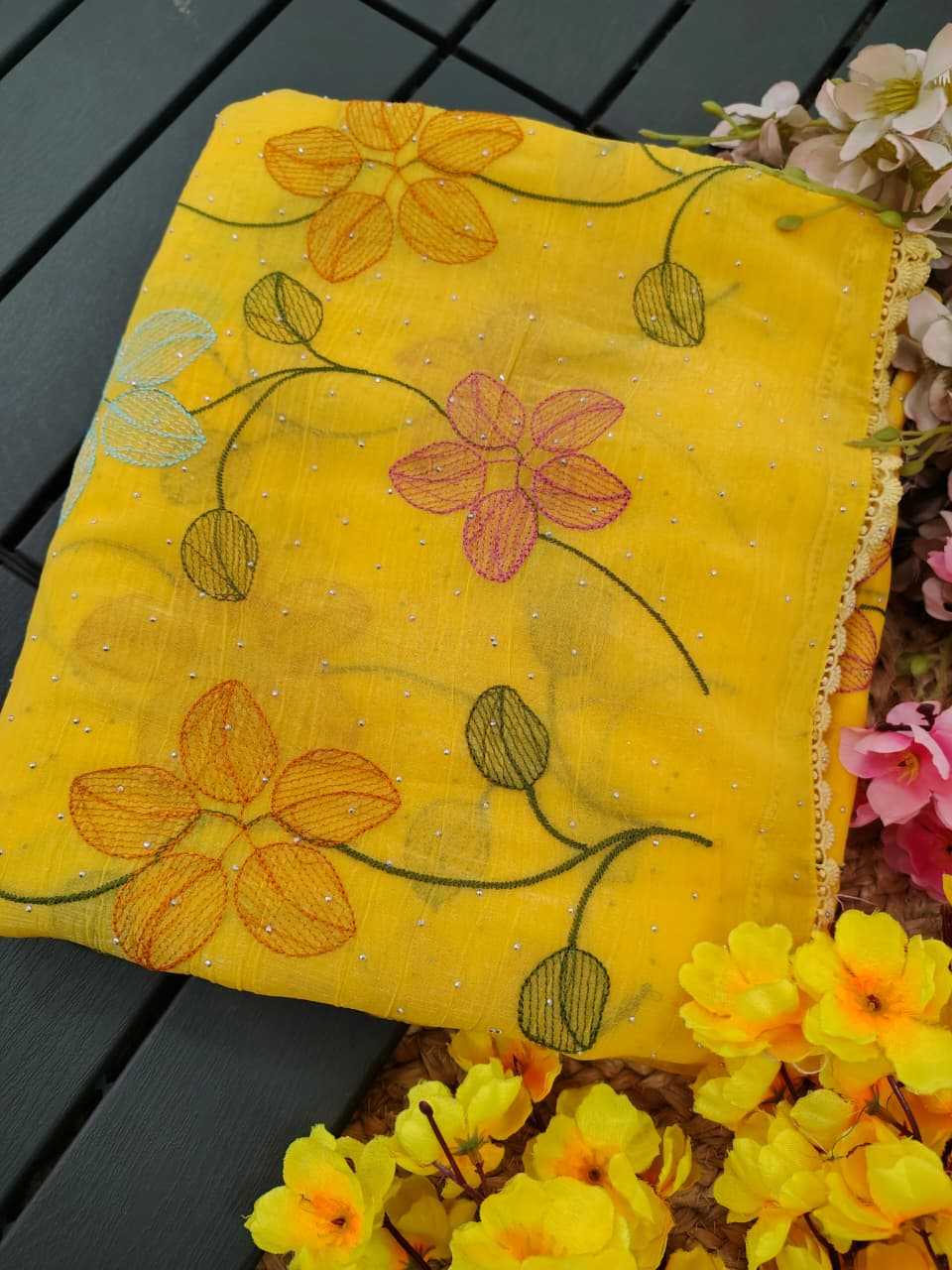 Ynf Chiffon KESH682 Amrita Sarees Wholesale Fancy Sarees Chiffon Sarees Swarovski Sarees Manufacturer- Kapda Export