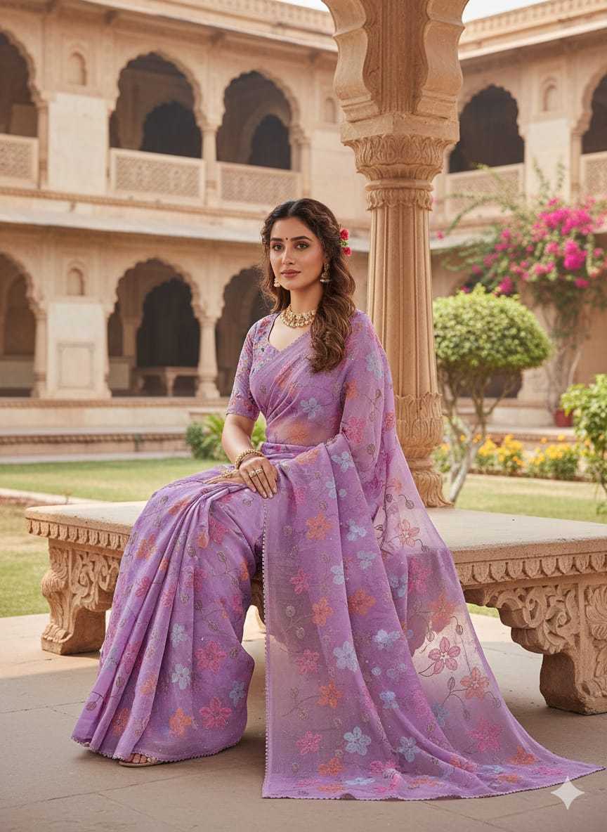 Ynf Chiffon KESH682 Amrita Sarees Wholesale Fancy Sarees Chiffon Sarees Swarovski Sarees Manufacturer- Kapda Export