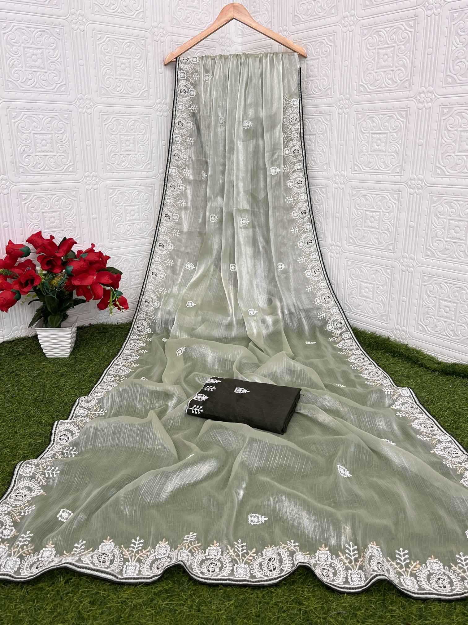 Ynf Chiffon KESH689 RADHIKA 773 Silk Sarees Wholesale Soft Silk Sarees Designer Silk Sarees Zari Border Silk Sarees Manufacturer- Kapda Export