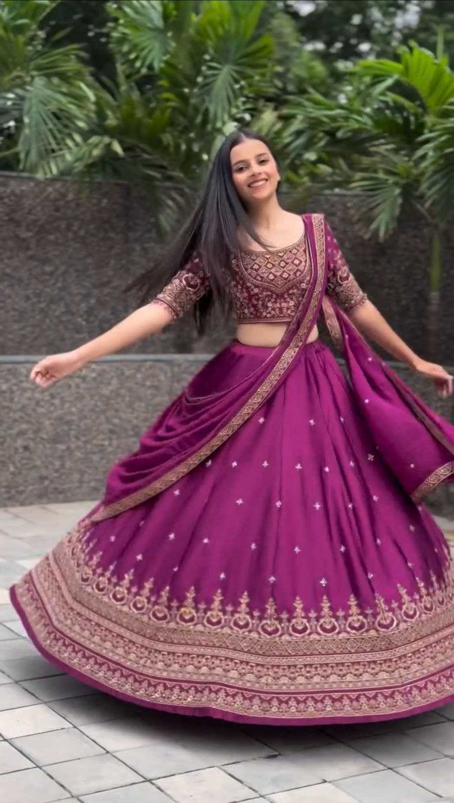 Ynf Chinon KESH497 316 Lehengas Wholesale Wedding Lehenga Embroidered Lehenga Sequins Lehenga Manufacturer- Kapda Export