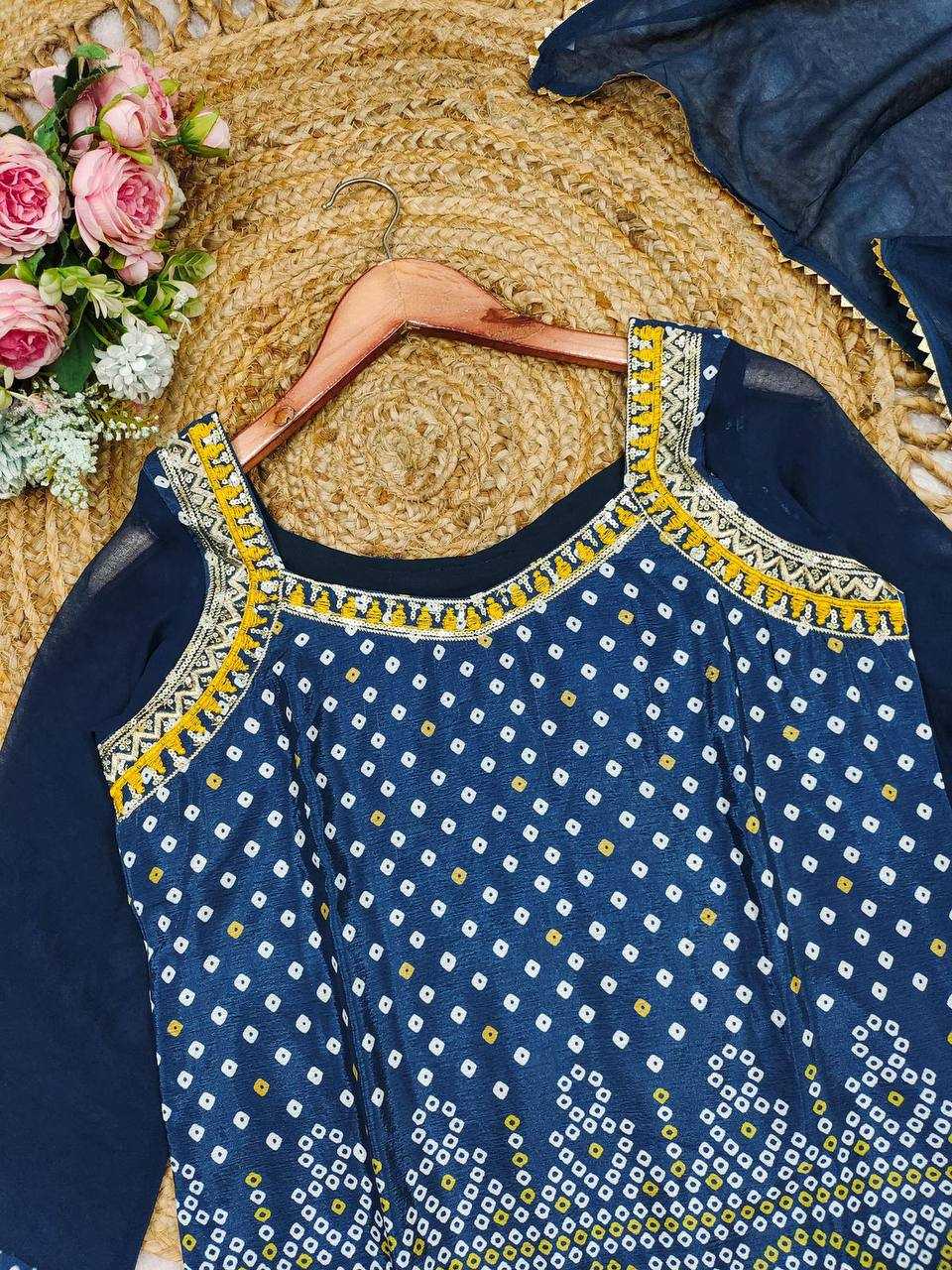 Ynf Chinon KESH501 Kurti Suits & Dresses Wholesale Sharara Salwar Suits Palazzo Suit Long Kurti Suits Manufacturer- Kapda Export