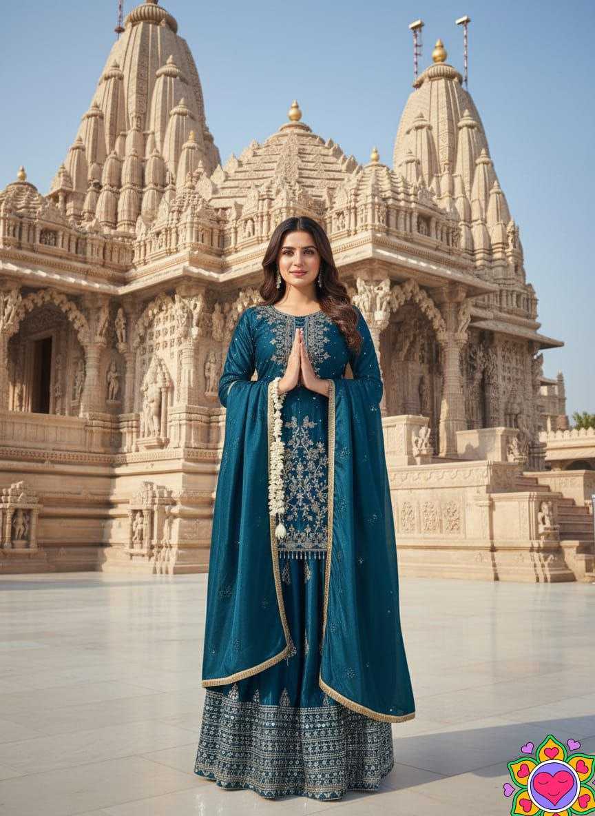 Ynf Chinon KESH550 333 Lehengas Wholesale Traditional Lehenga Embroidered Lehenga Sequins Lehenga Manufacturer- Kapda Export