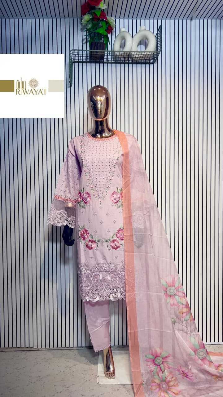 Ynf Cotton Cambric KESH557 RIWAYAT 019 Suits & Dresses Islamic Clothing Festive Collections Wholesale Pakistani Suits Cotton Suits Eid Collections Manufacturer- Kapda Export