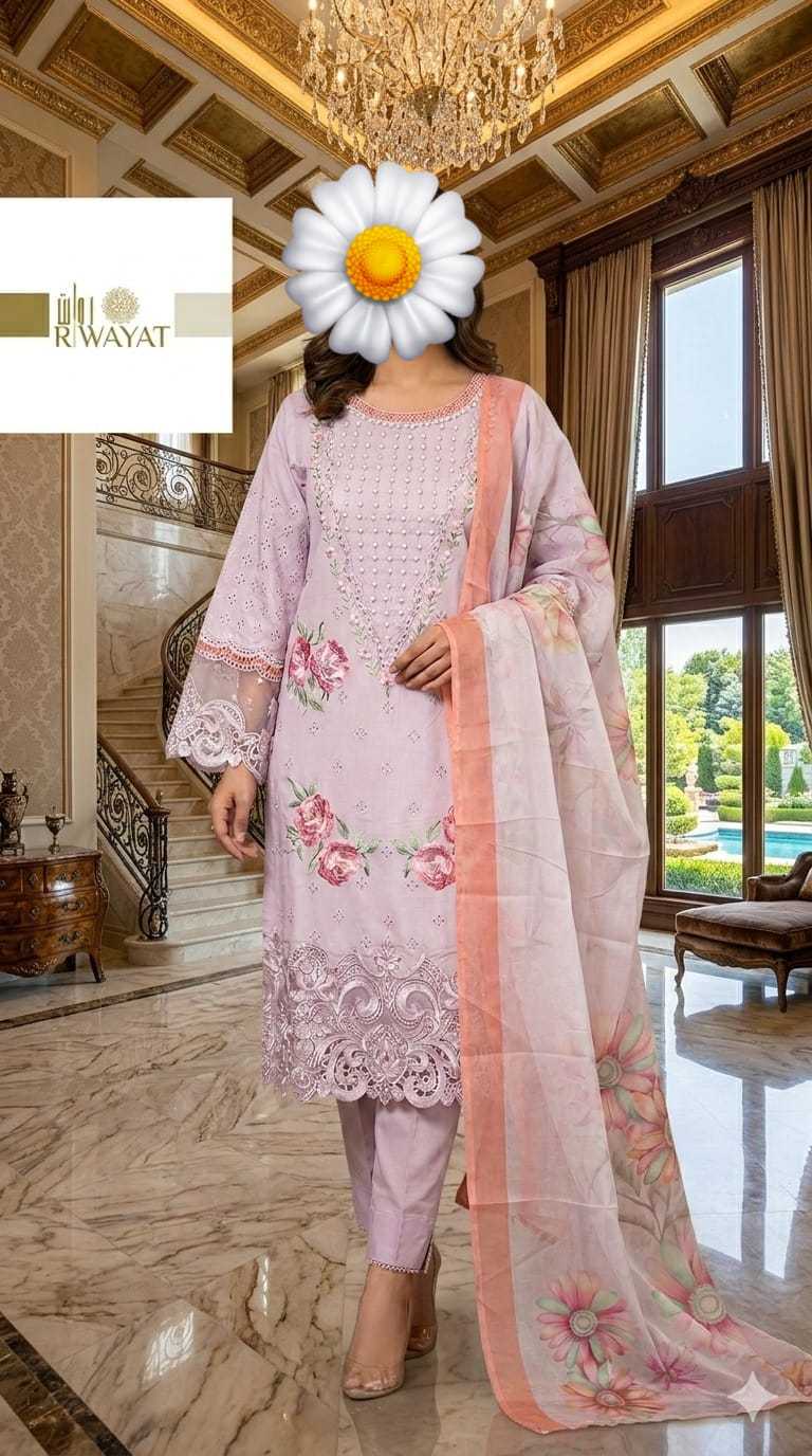 Ynf Cotton Cambric KESH557 RIWAYAT 019 Suits & Dresses Islamic Clothing Festive Collections Wholesale Pakistani Suits Cotton Suits Eid Collections Manufacturer- Kapda Export