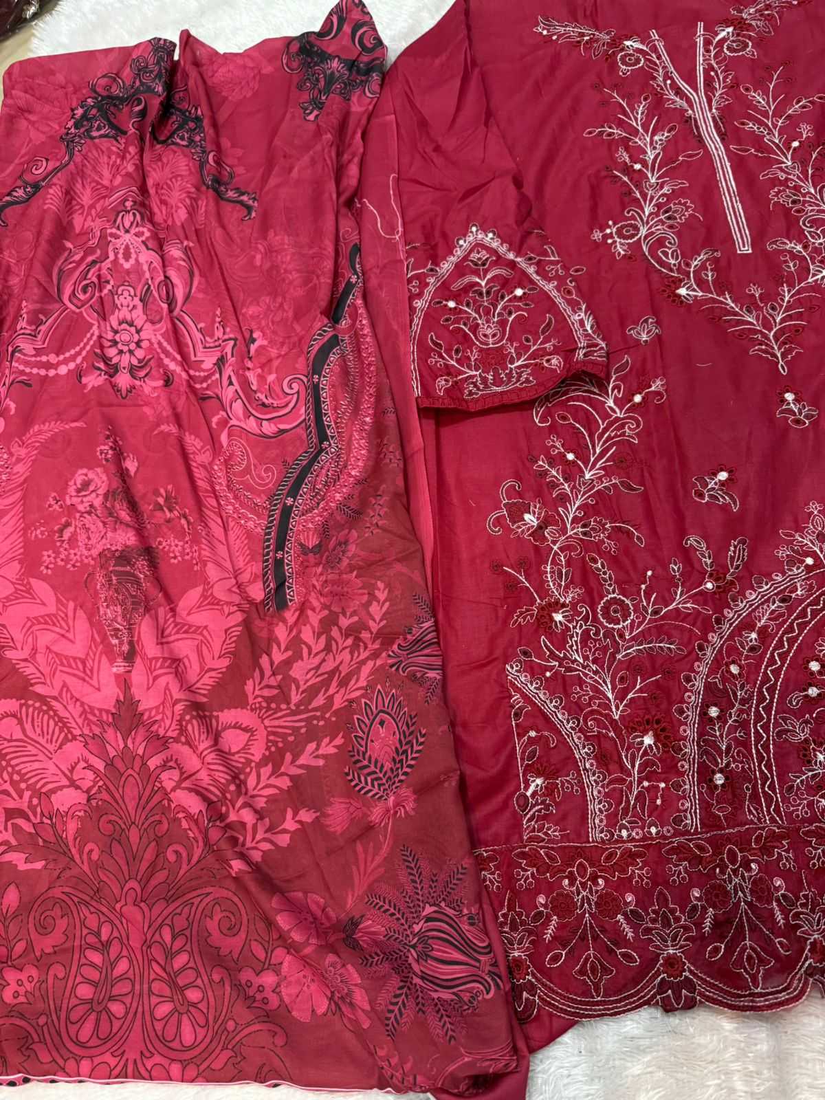 Ynf Cotton Cambric KESH677 MT 1914 Suits & Dresses Wholesale Embroidery Suits Cotton Suits Wedding Suits Manufacturer- Kapda Export