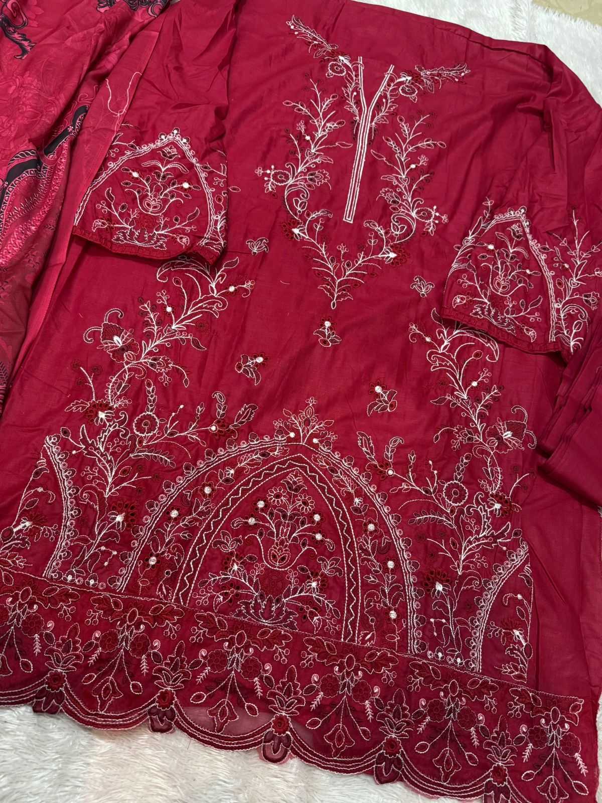 Ynf Cotton Cambric KESH677 MT 1914 Suits & Dresses Wholesale Embroidery Suits Cotton Suits Wedding Suits Manufacturer- Kapda Export