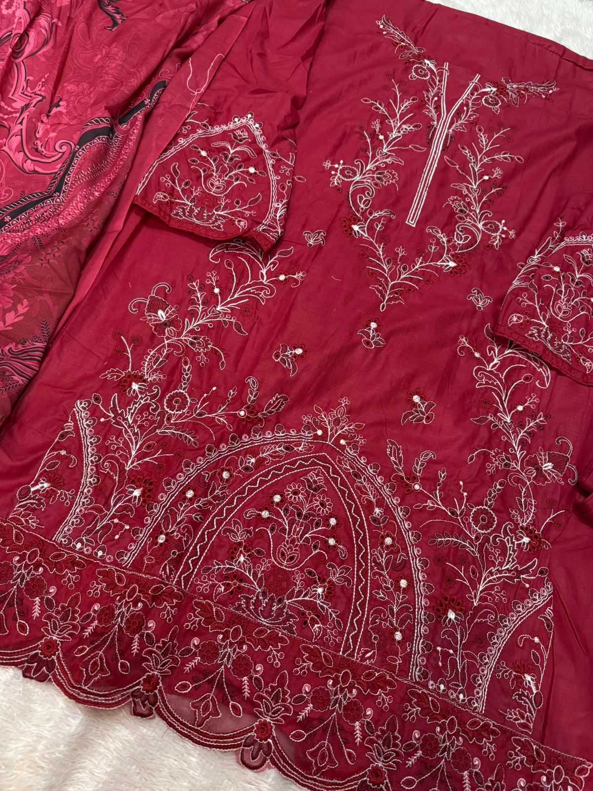 Ynf Cotton Cambric KESH677 MT 1914 Suits & Dresses Wholesale Embroidery Suits Cotton Suits Wedding Suits Manufacturer- Kapda Export