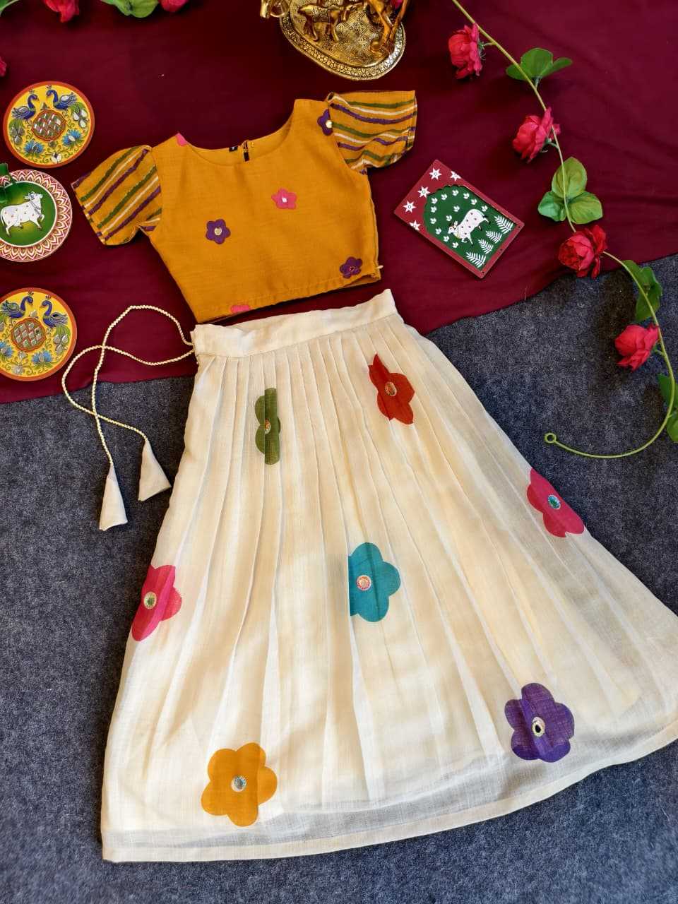 Ynf Cotton KESH249 2131 Kids Wear Wholesale Kids Lehenga Kids Lehenga Choli Baby Girl Lehenga Manufacturer- Kapda Export